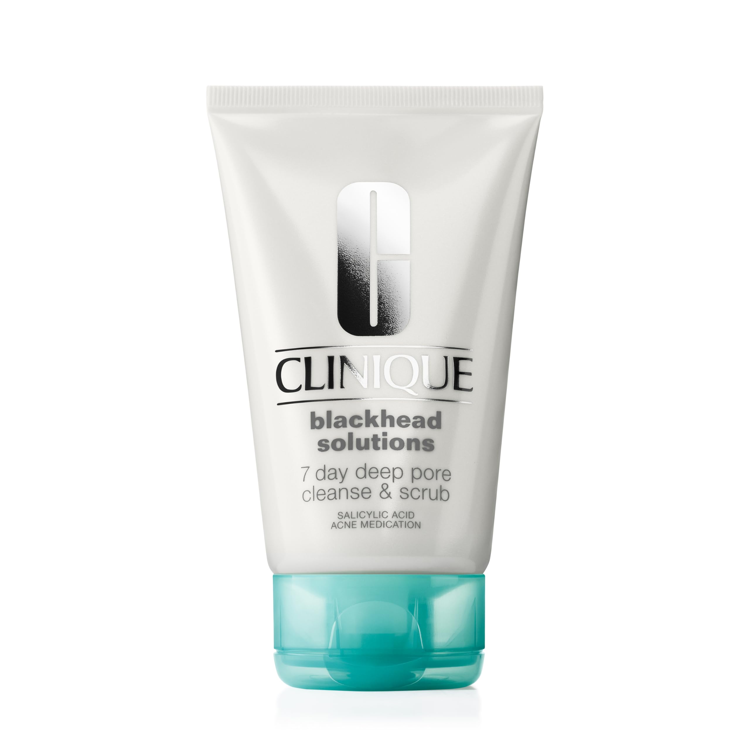 Clinique Blackhead Solutions 7 Day Deep Pore Cleanse & Scrub, Daily Face Cleanser Facial Scrub With Salicylic Acid + Vitamin E F