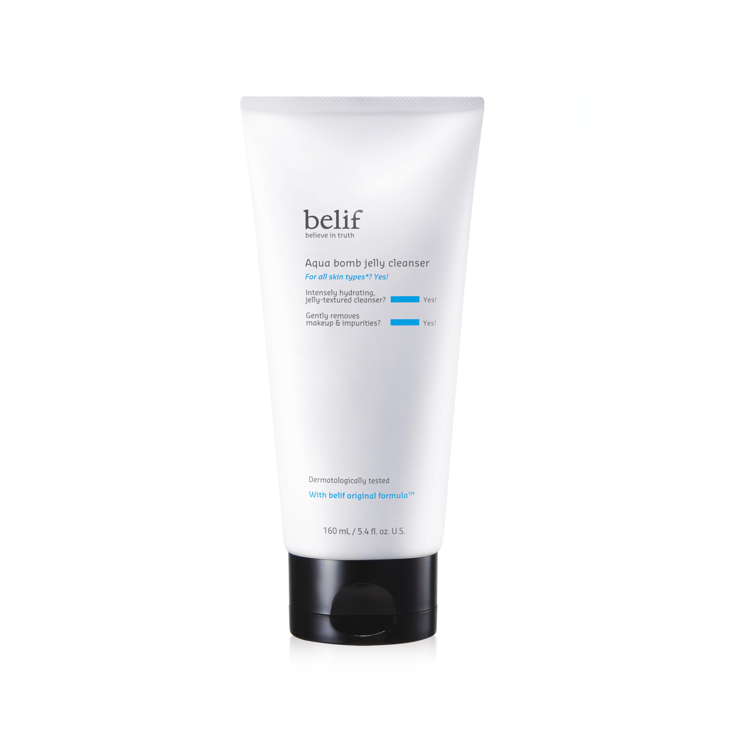 belif Jelly Hydrating Deep Cleanser - Low pH Mild & Gentle Gel-to-Foam Face Wash for Daily Deep Pore Cleansing, Hydrating and Re