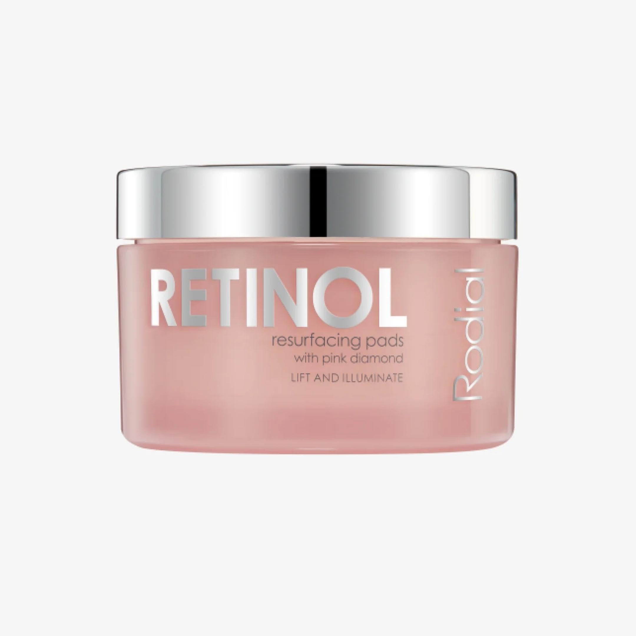 Rodial Retinol Resurfacing Pads Night (50 pads), Rejuvenating Complex with Retinol, Hyaluronic Acid and Niacinamide for Hydrated