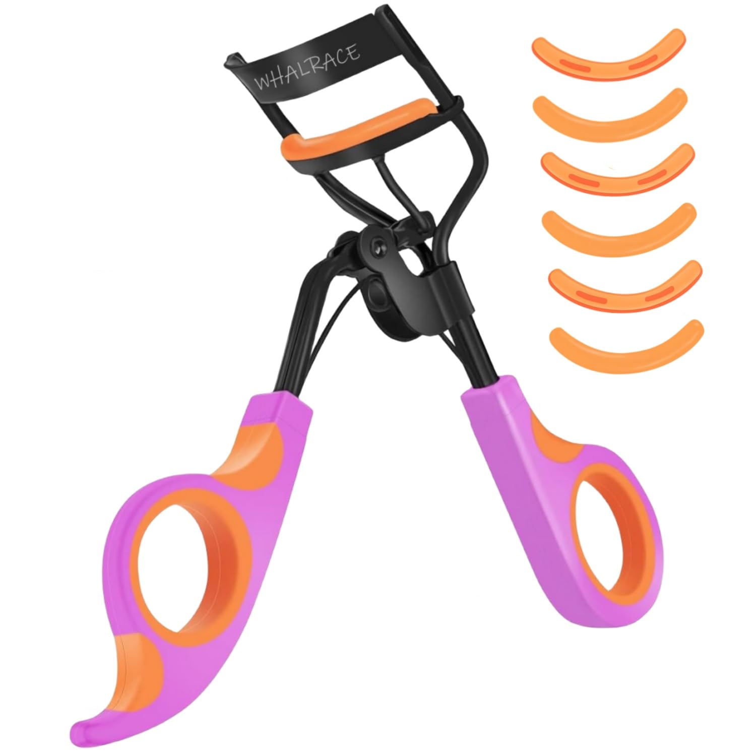 Whalrace Eye Lash Curler, Premium Quality Eyelash Curlers, Come with 6PCS Extra Eyelash Curler Refills, Superior Curling Effect 