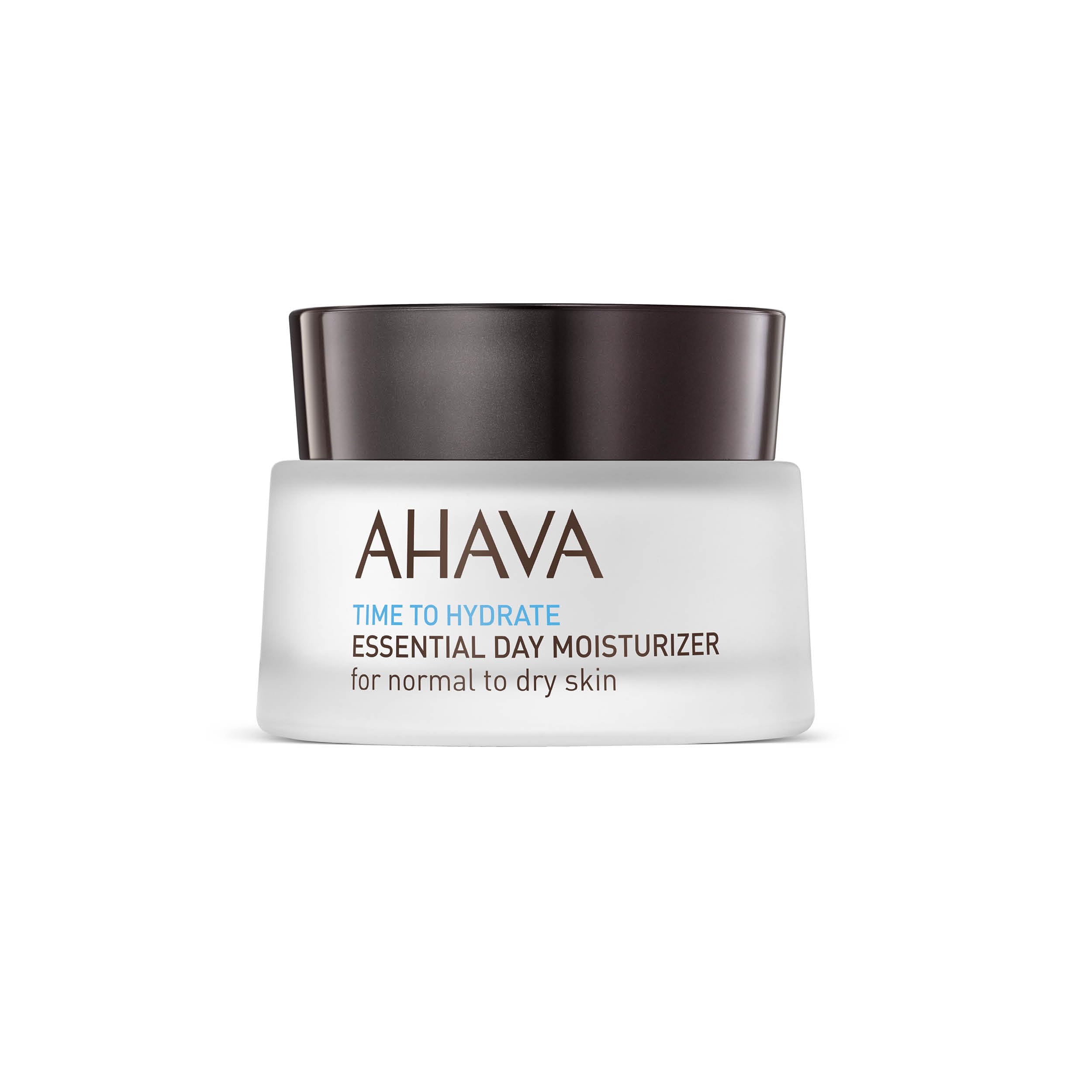 Ahava Essential Day Moisturizer, Normal To Dry Skin - Essential Daily Hydrating Facial & Neck Cream, Anti-Aging & Smoothing Effe