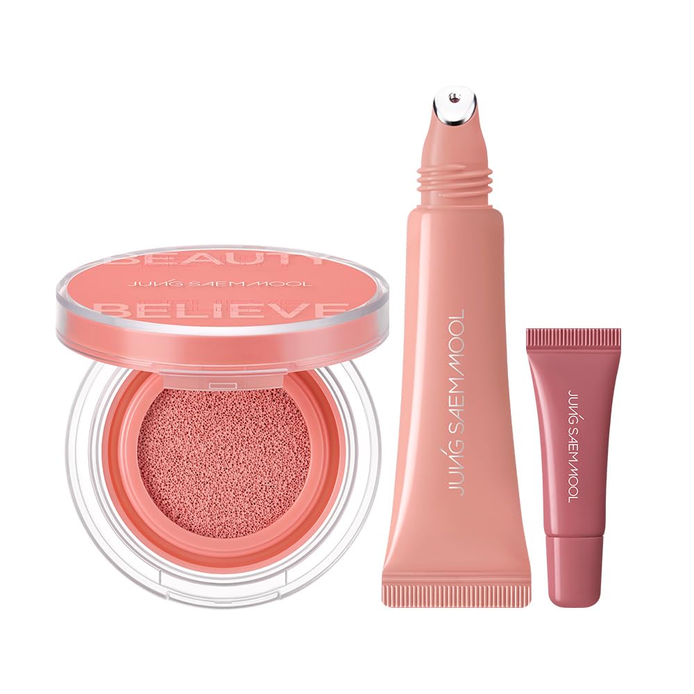 Artist Flush Trio | Blush + Lip Gloss + Lip Gloss Mini (Light Peach Beige)
