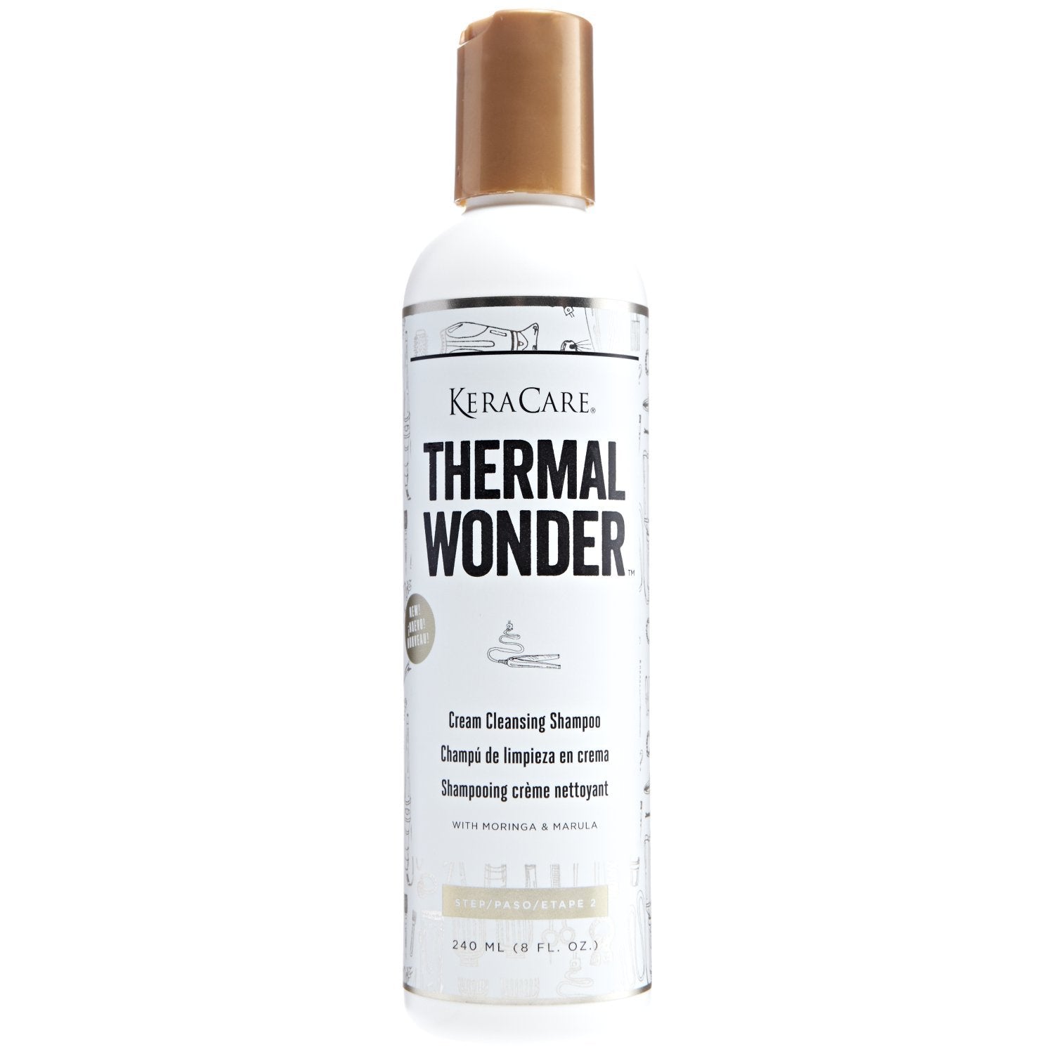 KeraCare Avlon Thermal Wonder Cleansing Shampoo 8 Oz.
