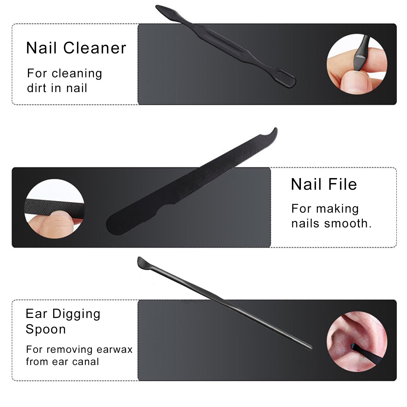 Moreplus Nail Kit For Men, Nail Clipper And Toenail Clippers And Nail File, Manicure Set For Women, Nail Clipper Set Gift For Me