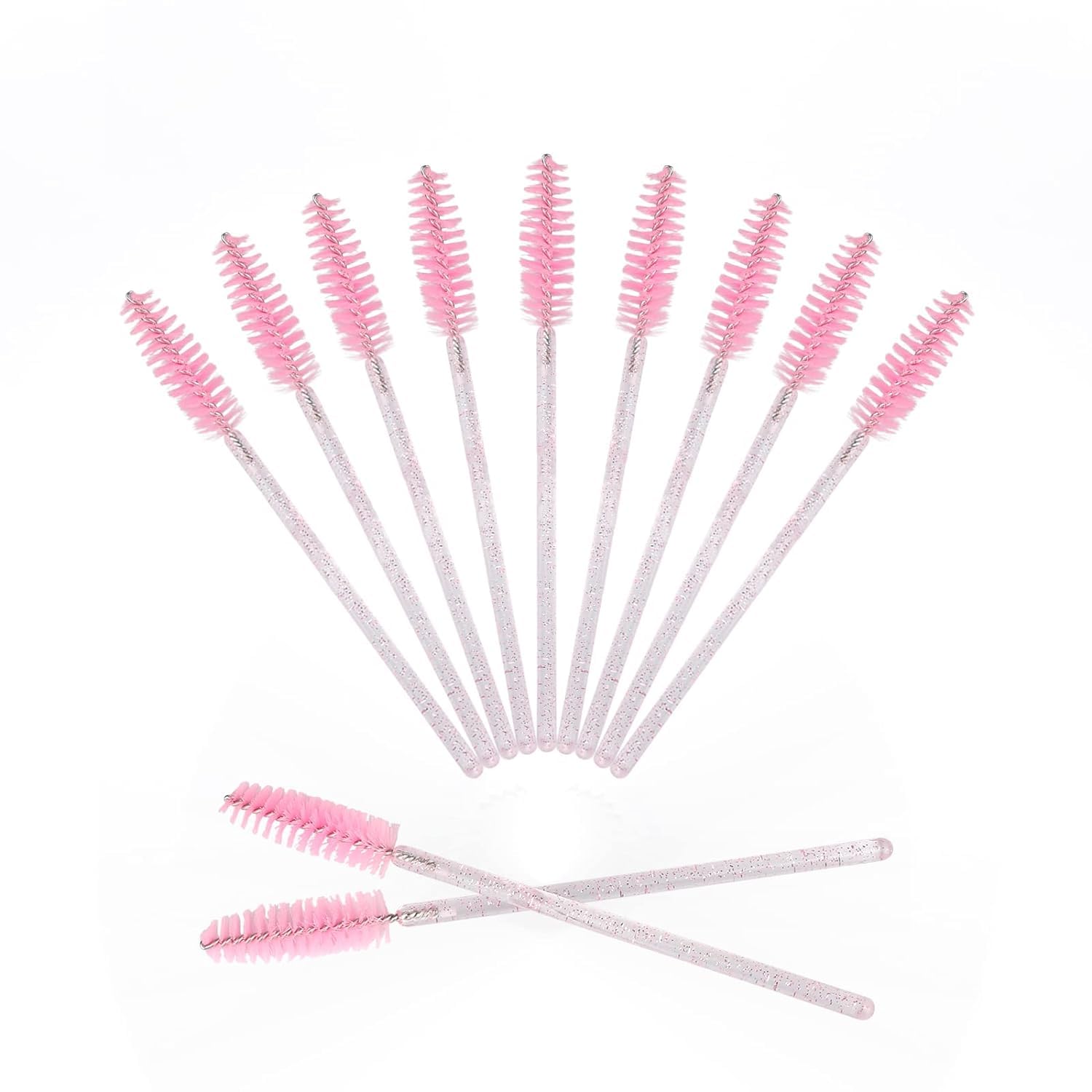 Ghelonadi Crystal Wands Eyebrow Brow Makeup Applicator Extensions Disposable Mascara Brushes Crystal Wands For GirlS (Multicolo