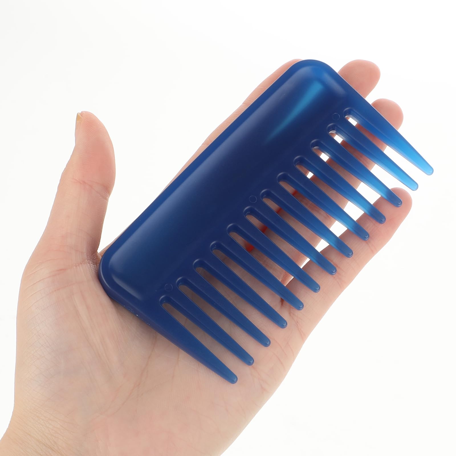 Mini Detangling Comb, 4 Inch Small Wide Tooth Comb Shower Comb Portable Purse Comb Portable Travel Comb Pocket Curly Hair Comb S