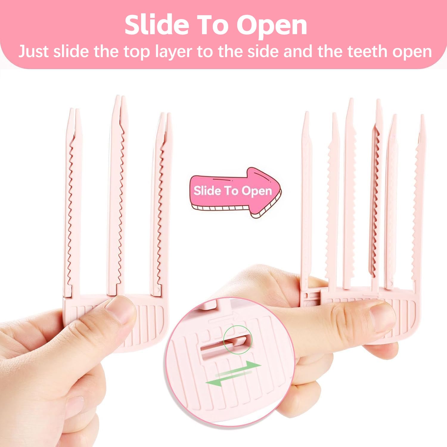 2Pcs Hair Volume Clip For Fluffy Bangs, Easy High Crown Volume Comb For Women, Volumizing Hair Clips Instant No-Trace Hair Root