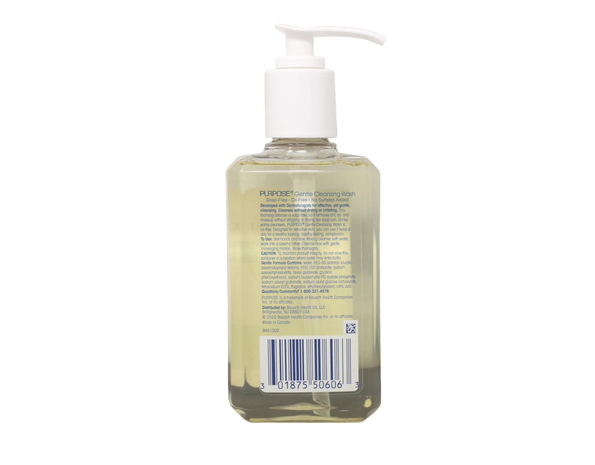 Purpose Gentle Cleansing Wash, 6 oz (Pack of 2)