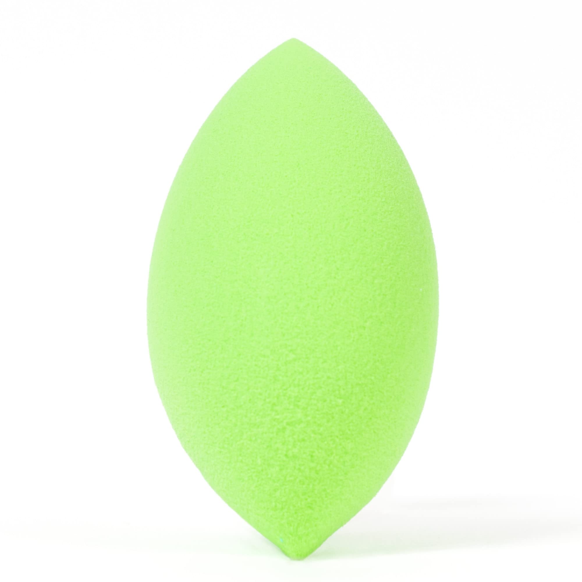 Beauty Junkees Makeup Sponge Blender - Green Oval Foundation Makeup Blender Sponge, Liquid Cream Powder Contour Blending Sponges