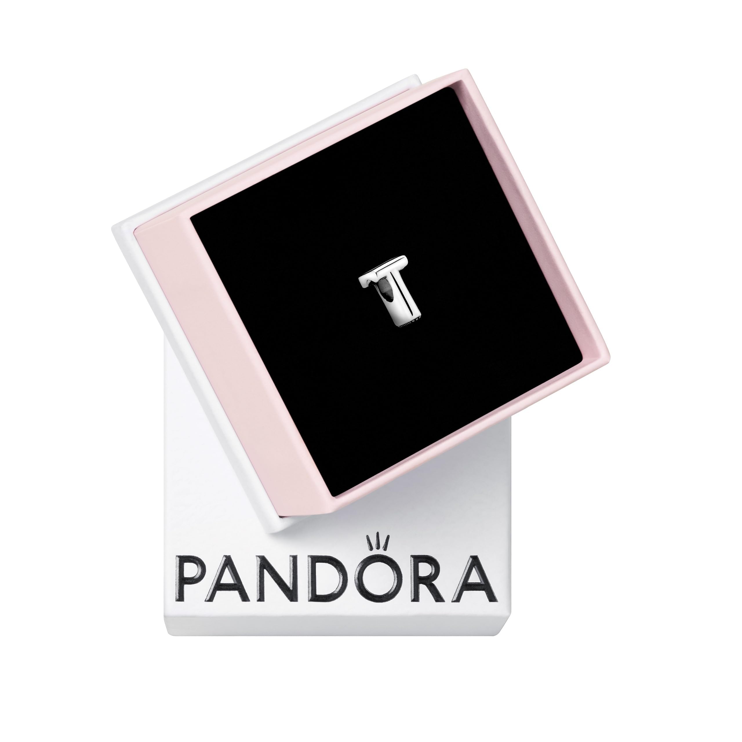 Pandora Letter T Alphabet Charm - Compatible Moments Bracelets - Jewelry for Women - Gift for Women in Your Life - Made with Ste