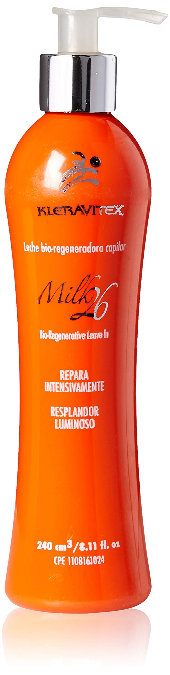 Kleravitex Milk 26 Leave In Conditioner - 8.11 Oz - Split End Repair for Damaged Hair - Promotes Hair Care, Volume & Growth