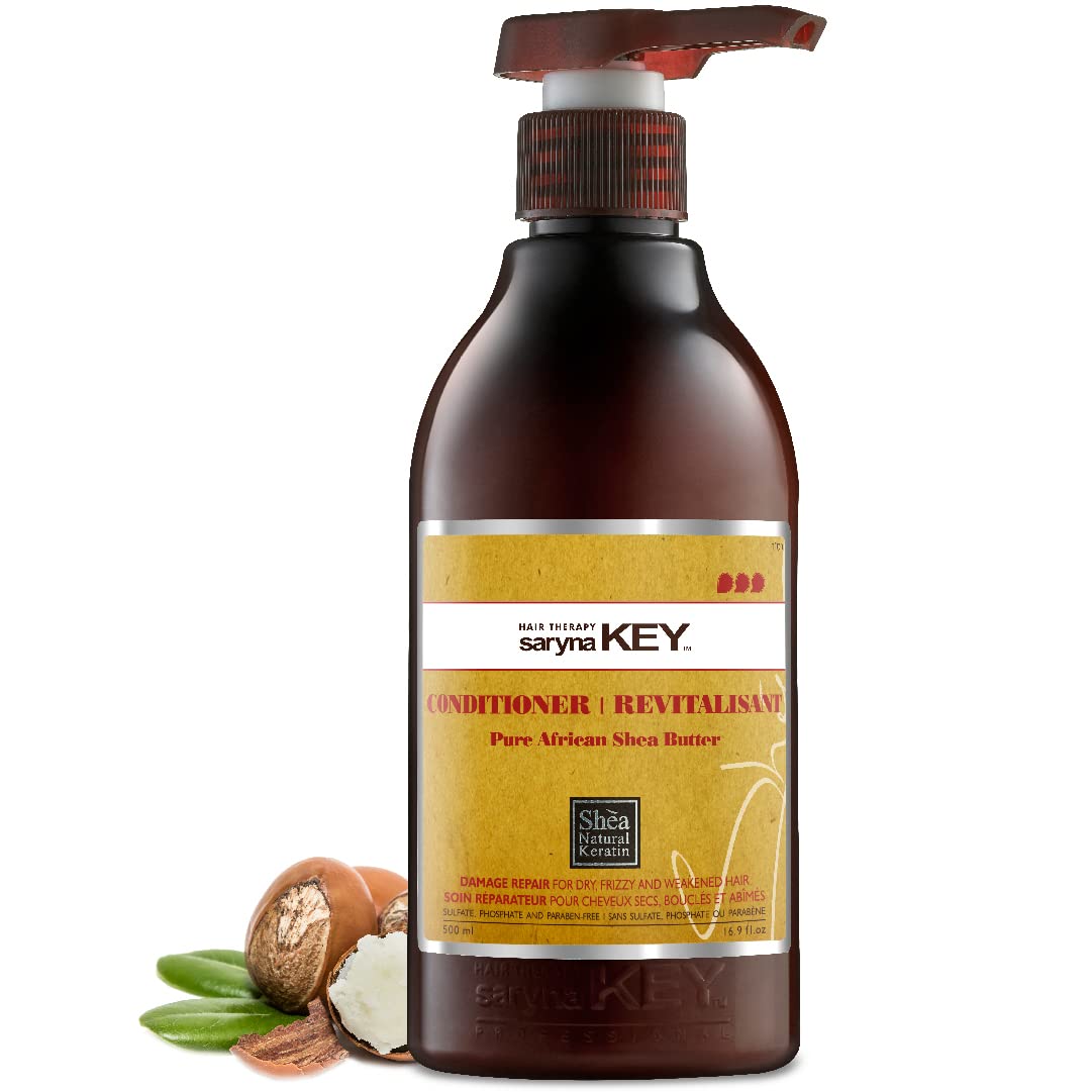 Saryna Key Damage Repair Treatment Conditioner with Pure African Shea Butter Hair Conditioner for Dry frizzy and Damaged Hair - 
