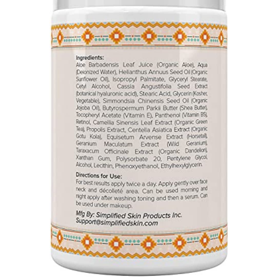 25% Retinol cream Face Moisturizer w Vitamin E & Hyaluronic Acid for Wrinkles & Acne - Eye cream - Anti Aging Facial Skin care P