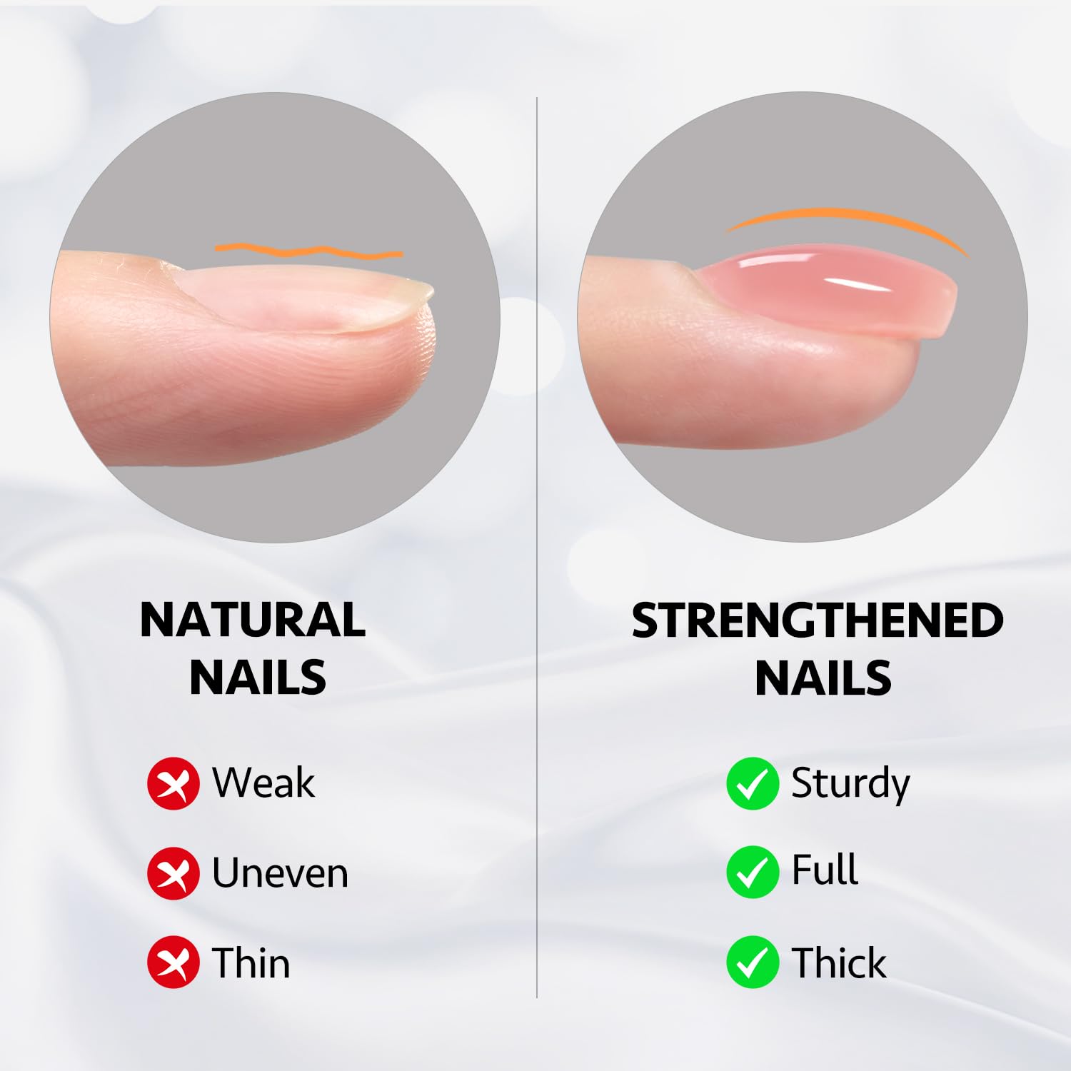Gaoy Builder Gel For Nails, 16Ml Nail Strengthener In A Bottle, Nail Extension Hard Gel, Soak Off Long Lasting Uv Gel, 1964 Quar