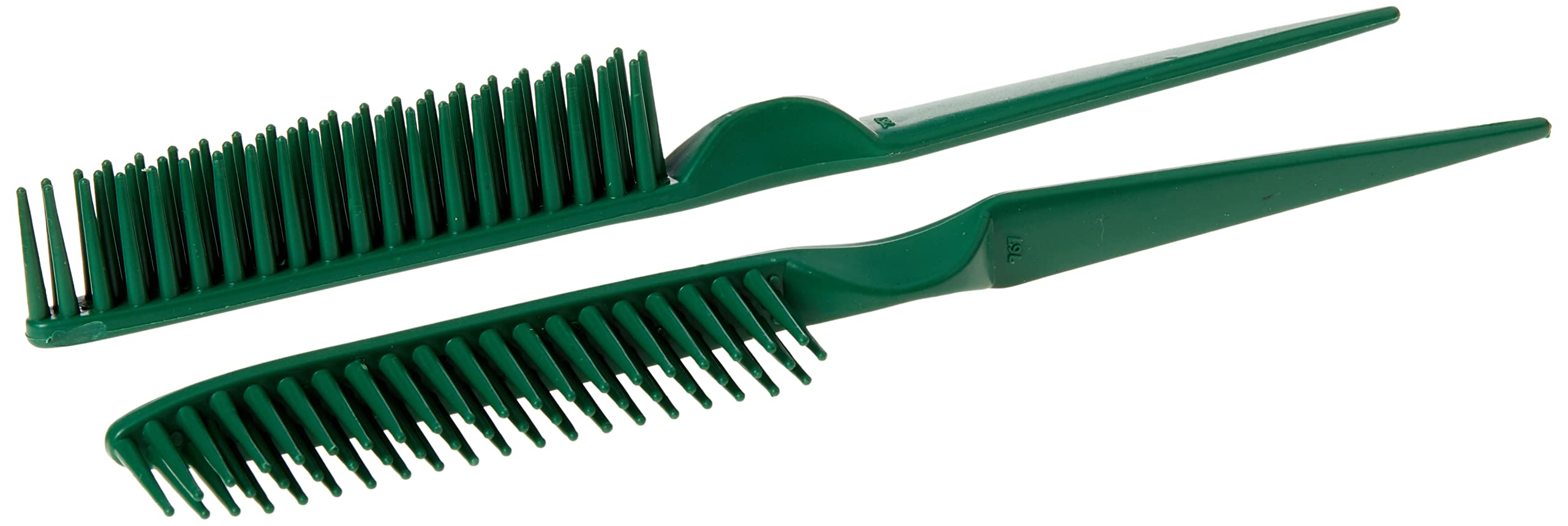 CocoBlack Naturals 3 Row Styling Comb For Detangling, Defining And Separating Curls (Green)