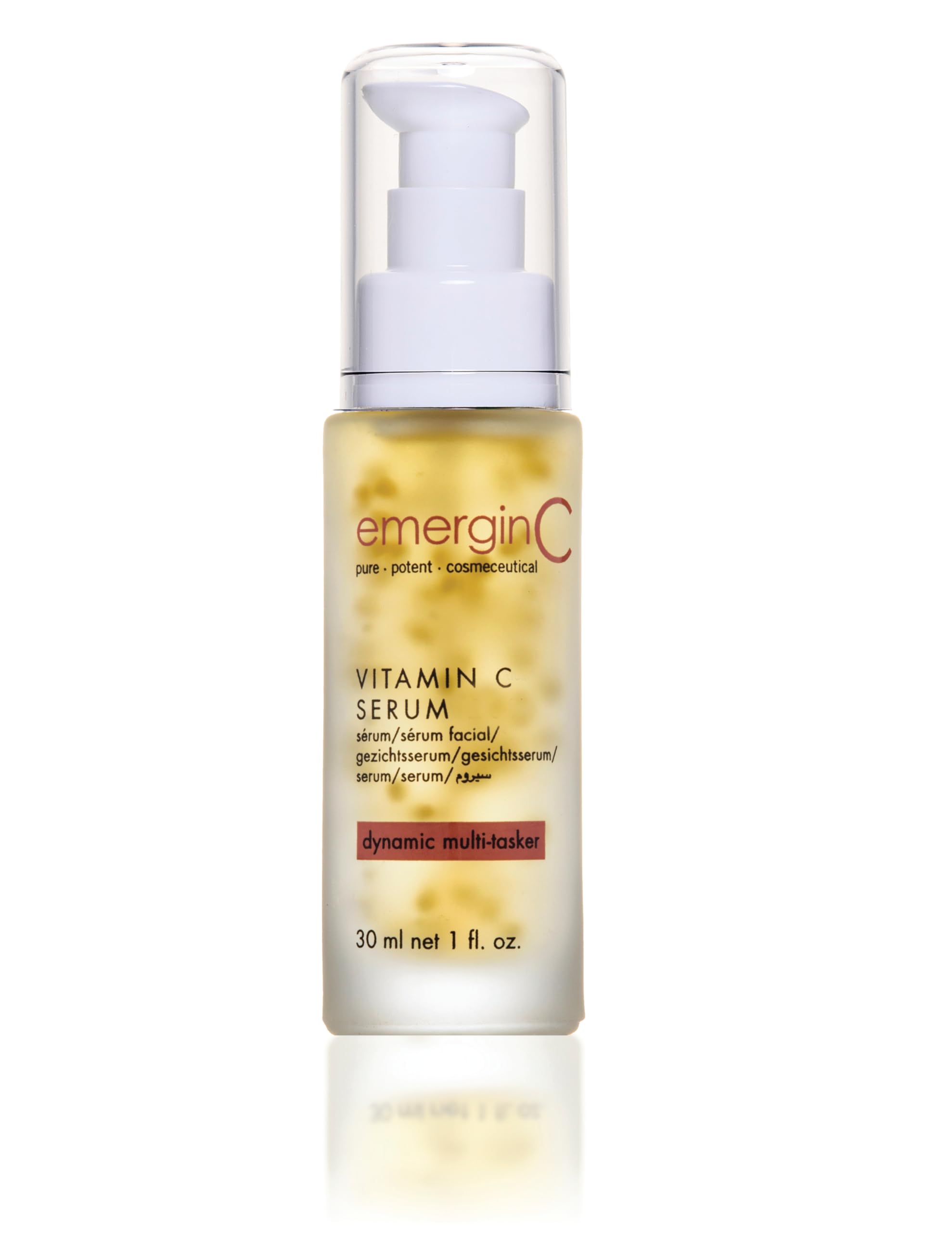 emerginC 20% Vitamin C Facial Serum - Extra Strength Micro-Encapsulated Spheres to Help Address Visible Signs of Aging (1 Ounce,
