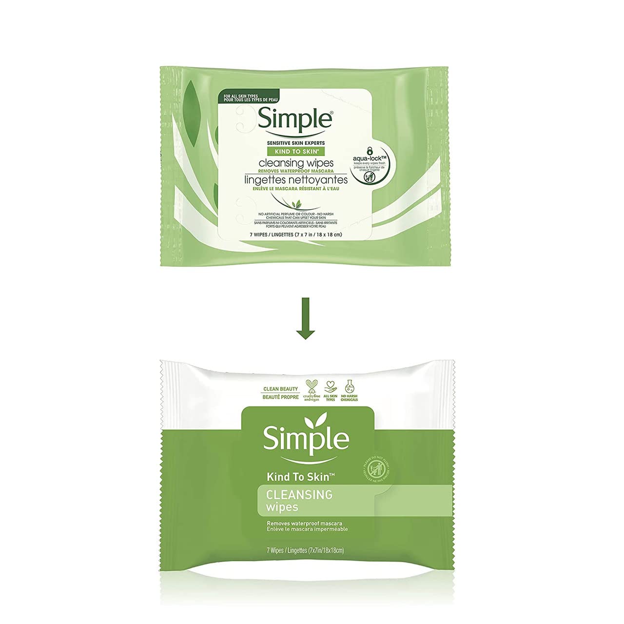 Simple Kind To Skin Facial Care Micellar Wipes 25 Ct