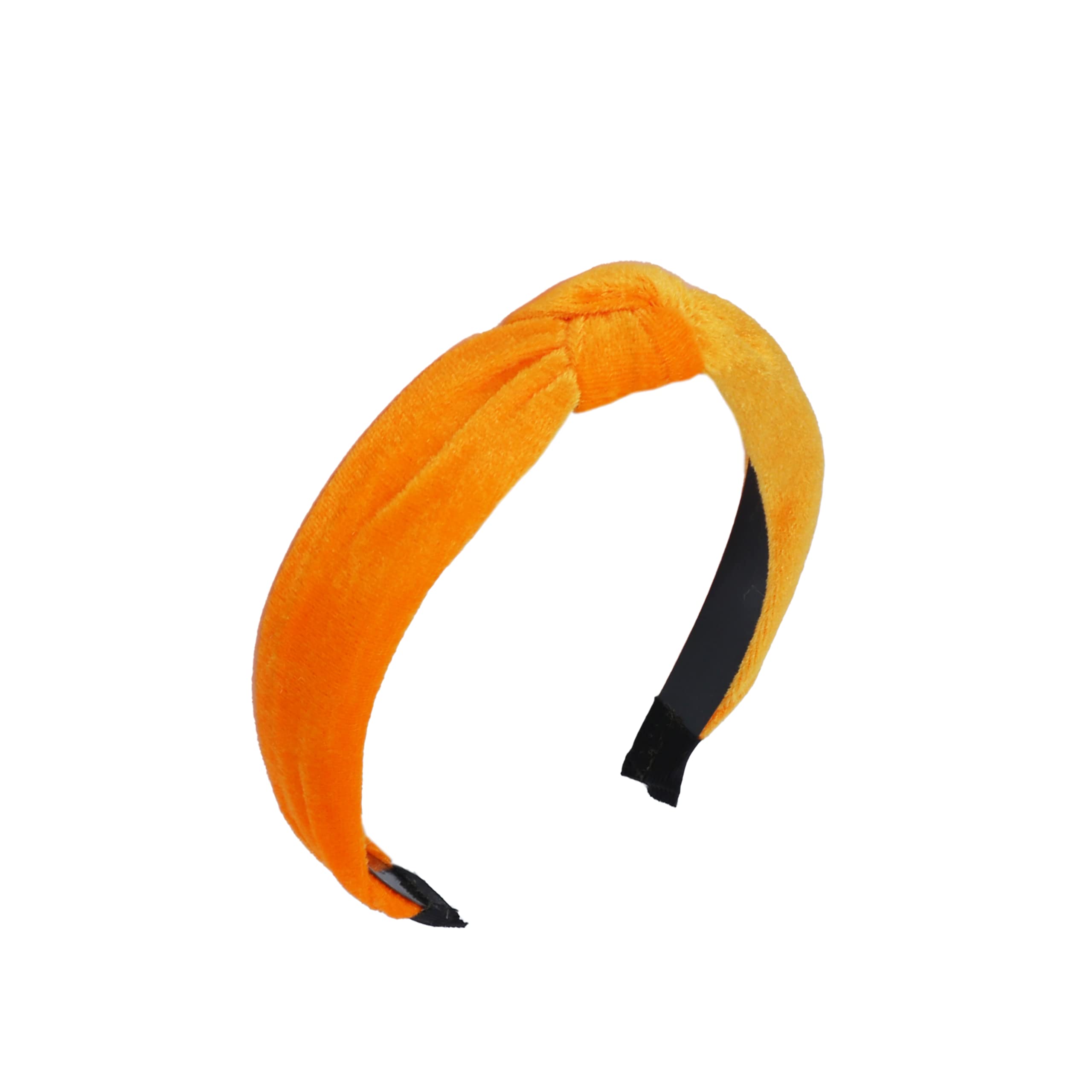 Velvet Knotted Headbands For Women (Marigold)