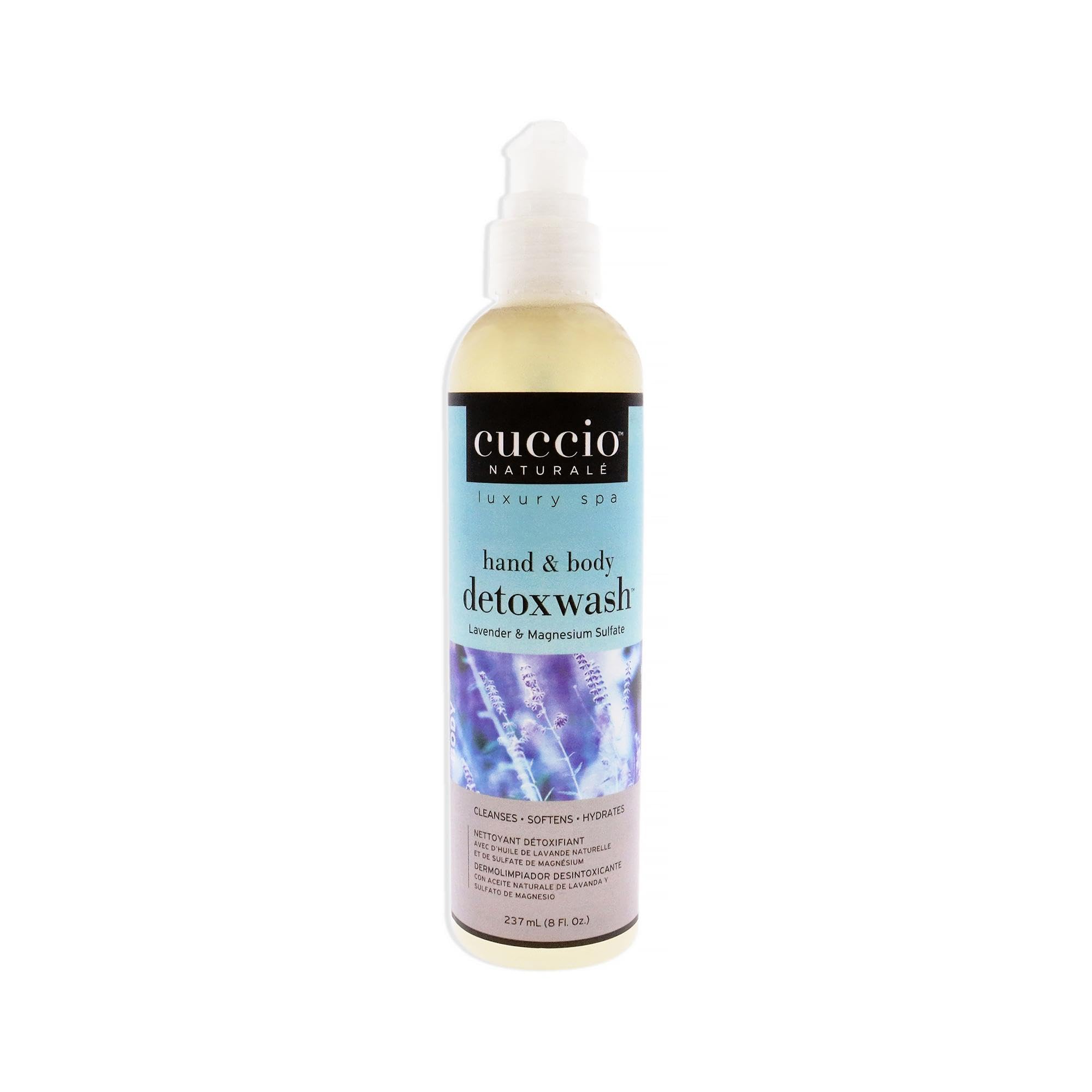 Cuccio Naturale Hand And Body Detoxwash - Helps Get Silky, Smooth Skin And Leaves It Delecately Scented - Exfoliates, Cleanses -