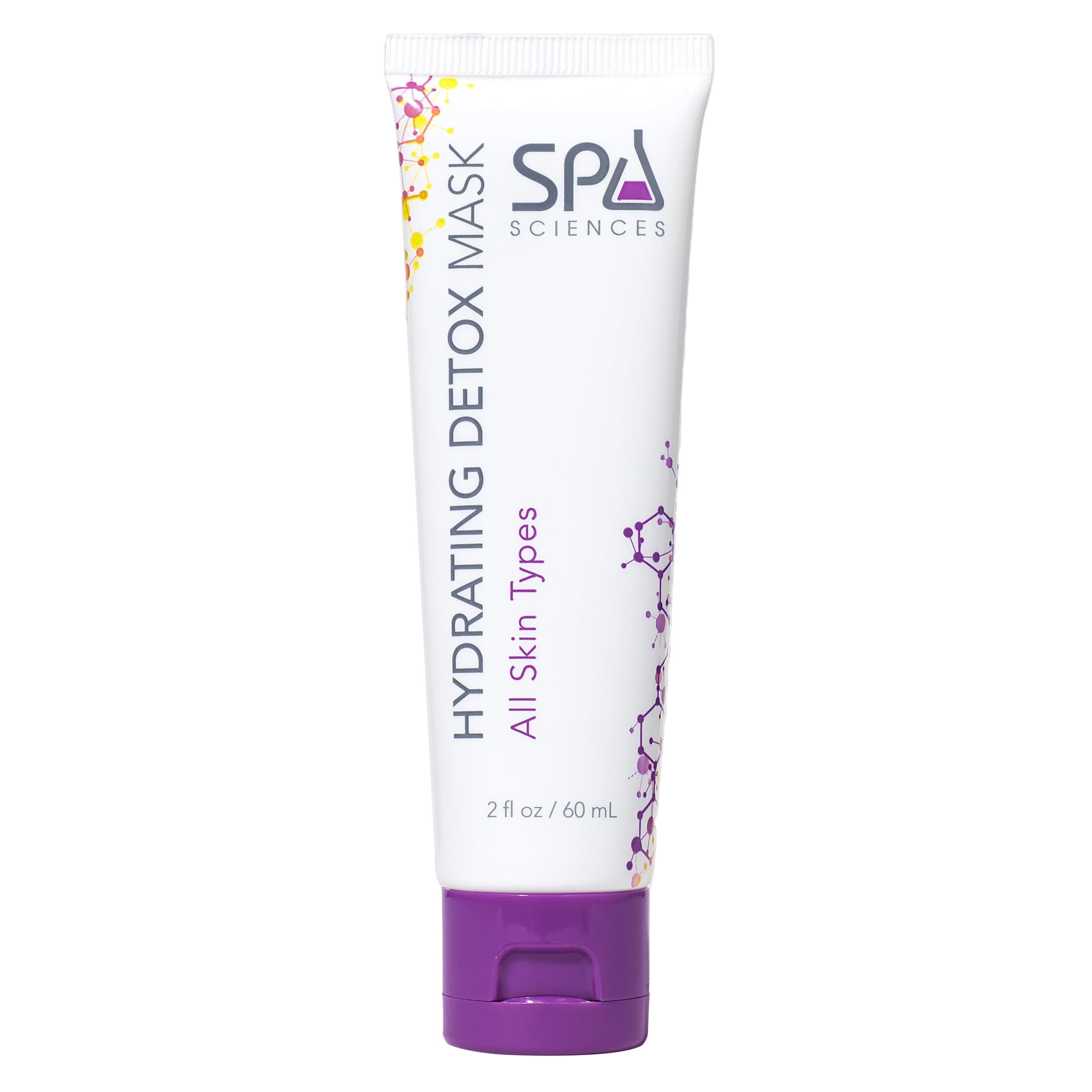 SPA SCIENCES  Hydrating Detox Mask  Made in the USA  Purifying Facial Mask  With Natural Clay Blend & Seaweed Extract  Deto