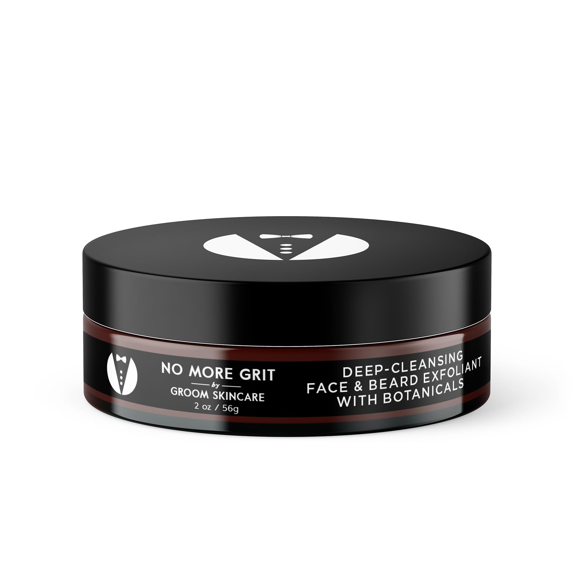 GROOM Face Scrub for Men | Gentle Daily or Weekly Exfoliator | Unplugs Pores for Clear, Smooth Skin | Crisp Unisex Scent | 4 oz