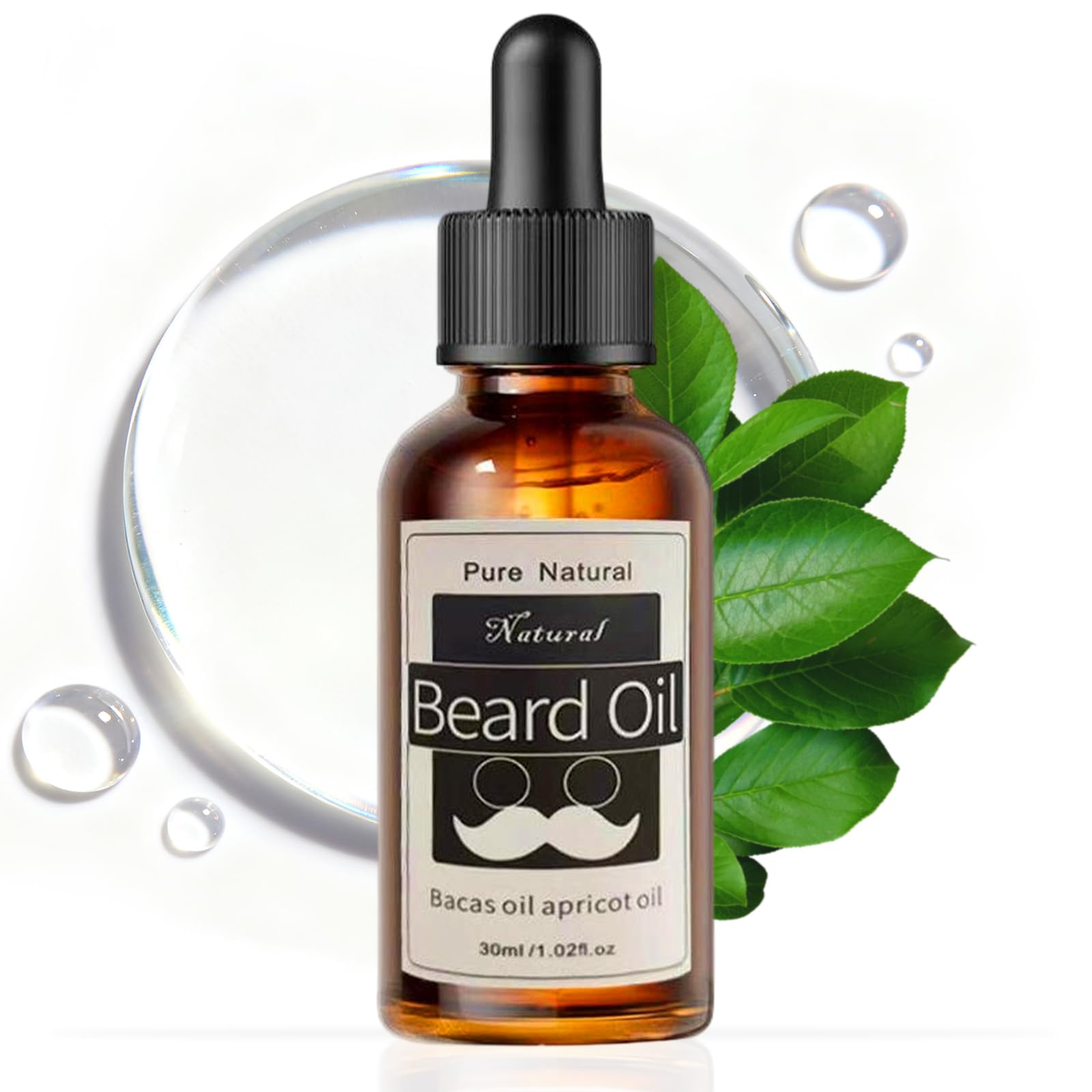 Santymo RAW Beard Oil for Men Growth & Care  Apricot & Grape Seed Oil Blend with Honey, Amino Acid, Vitamin E  Soothes Itchy S