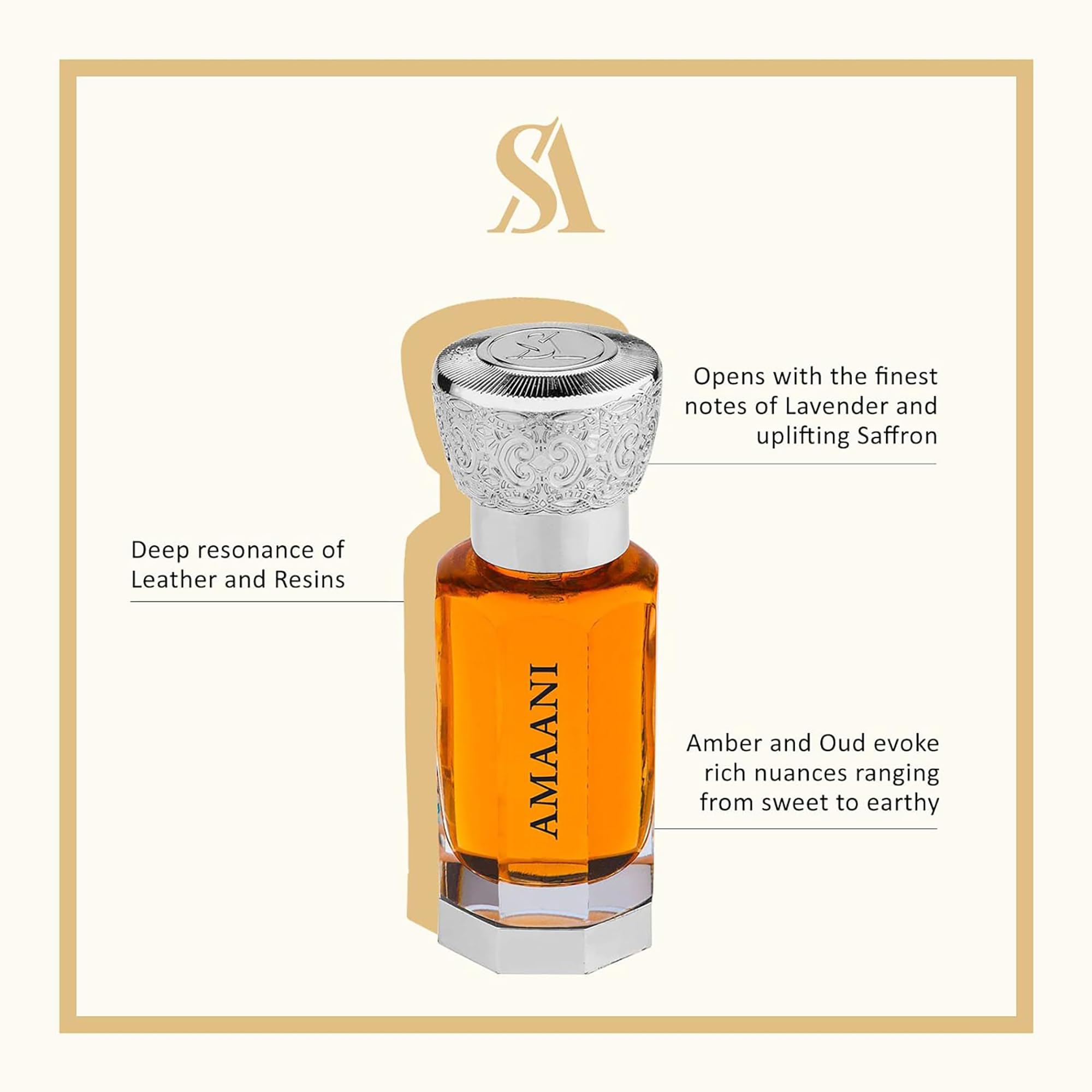Swiss Arabian Amaani - Luxury Products From Dubai - Long Lasting And Addictive Personal Perfume Oil Fragrance - A Seductive, Sig