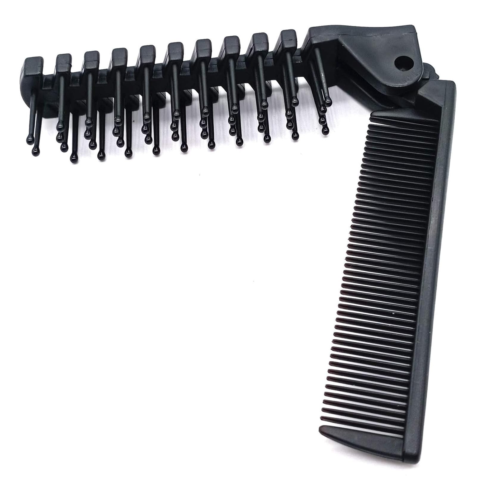 KEAIYYJ Folding Travel Comb Brush Combo Foldable Pocket Hair Comb