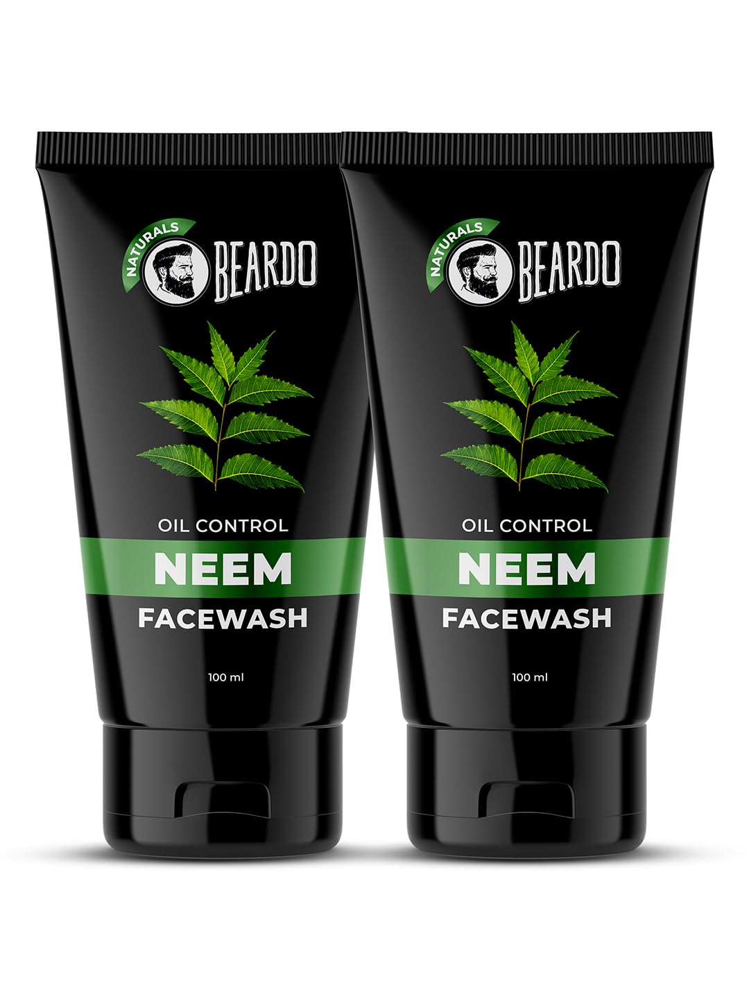 Beardo Purifying Neem Face Wash For Oil Control, 100Ml (Pack Of 2) | Soothes & Heals | Daily Facewash For Men | Gentle Cleansing