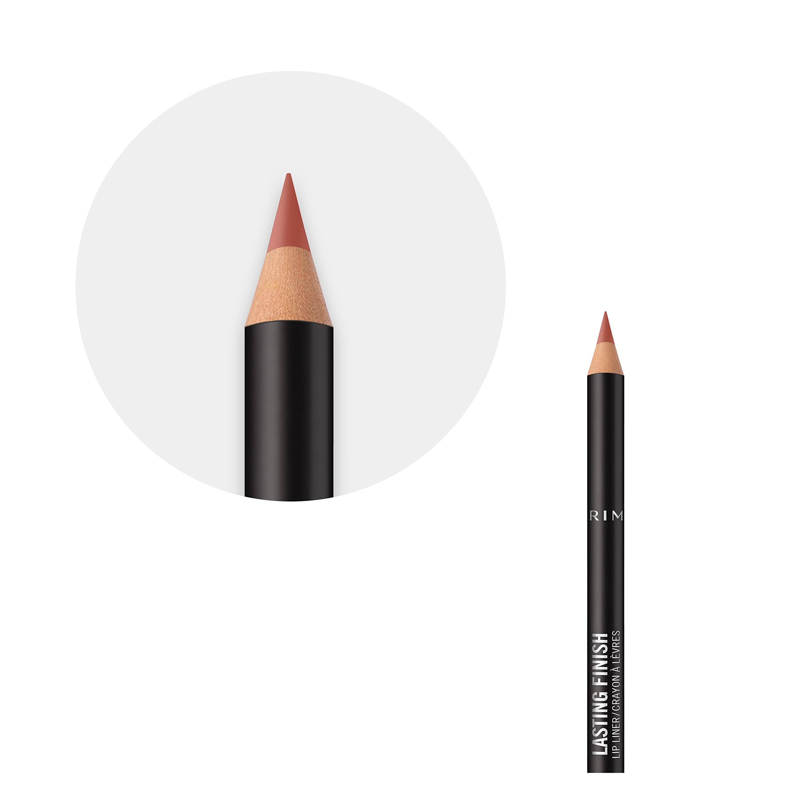 Rimmel Lasting Finish 8Hr Soft Lip Liner Pencil - Vibrant, Blendable Formula To Lock Lipstick In Place For 8 Hours - 110 Spice,