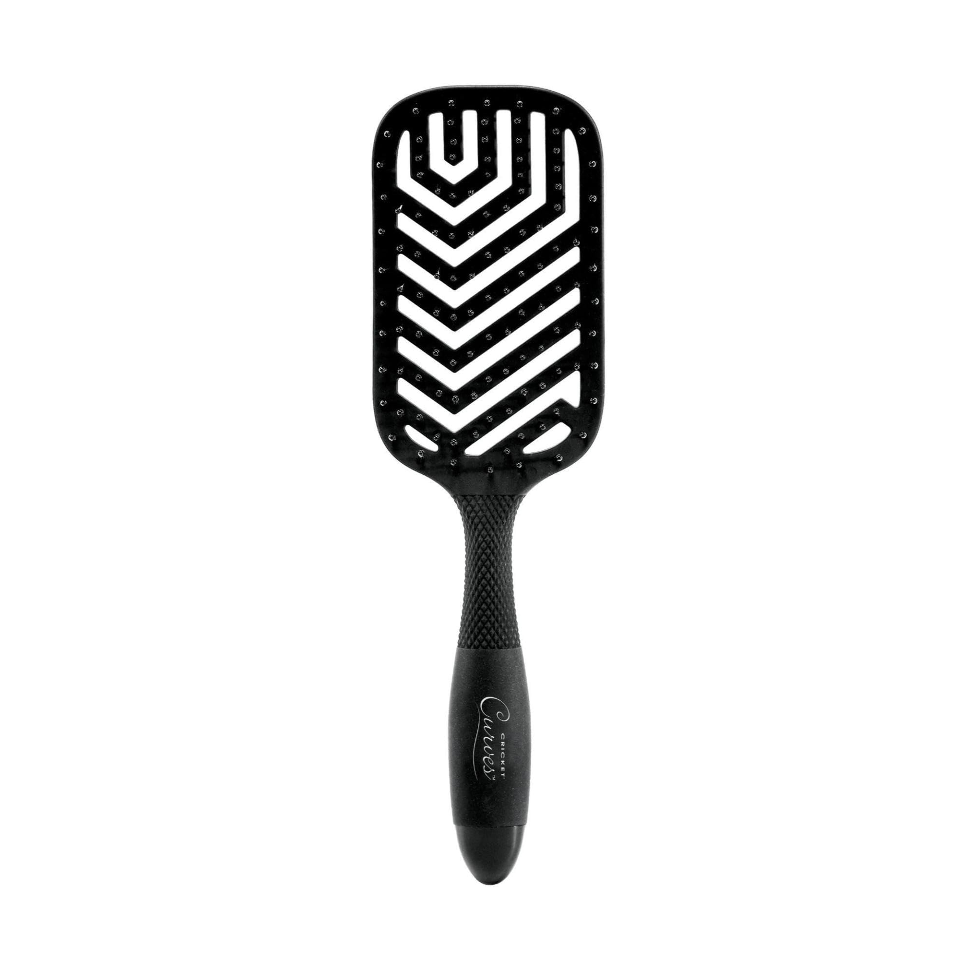 Cricket Curves Large Wide Vent Hair Brush For Blow Drying And Styling Anti-Static Nylon Bristle Hairbrush For Long Short Thick T