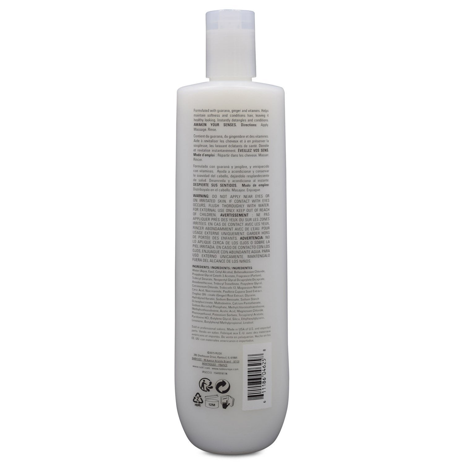 Rusk Sensories Calm Guarana And Ginger Nourishing Shampoo, 13.5 Fl. Oz.