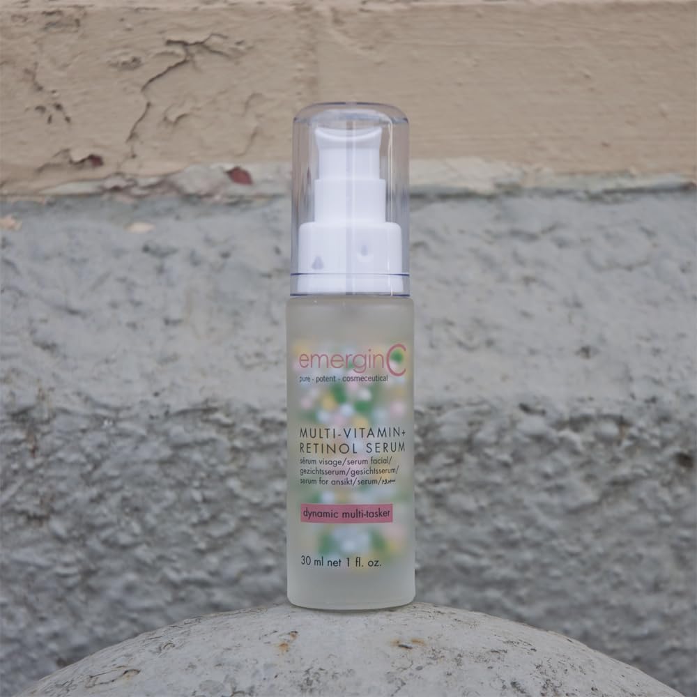 emerginC MultiVitamin + Retinol Serum - Micro-Encapsulated Spheres + Vitamin C to Help Combat Visible Signs of Aging, Sensitive