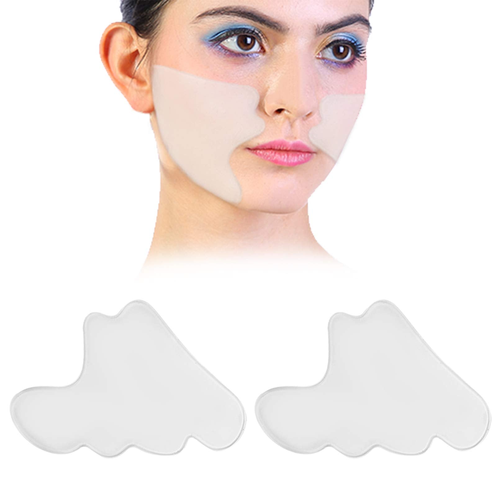 YUYTE Wrinkle Sticker AntiFace Wrinkle Patches, Reusable Anti Wrinkle Pads for Face, Prevent Wrinkles Patches Cheek Pad Skin Ca