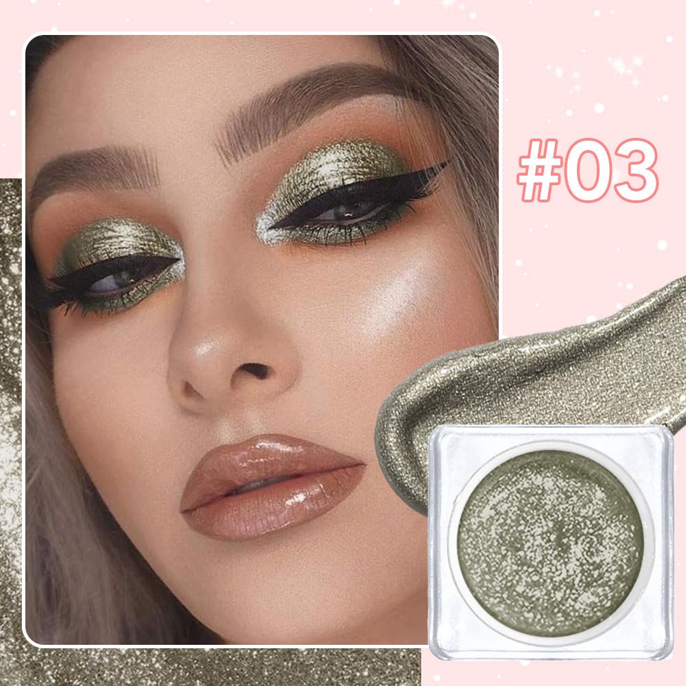 Eyeshadow Single Shimmer, High-Pigment Monochrome Eye Shadow Pressed Powder, Everyday Velvety Silky Eye Makeup Looks, Profession