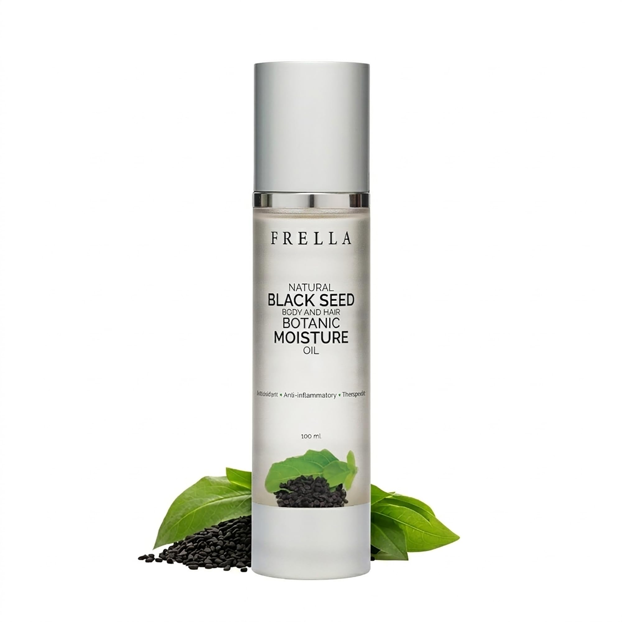 Frella Natural Black Seed Oil, For Body, Face and Hair, Travel Pack Botanic Moisturizing Oil, plantbased ingredient, For Female