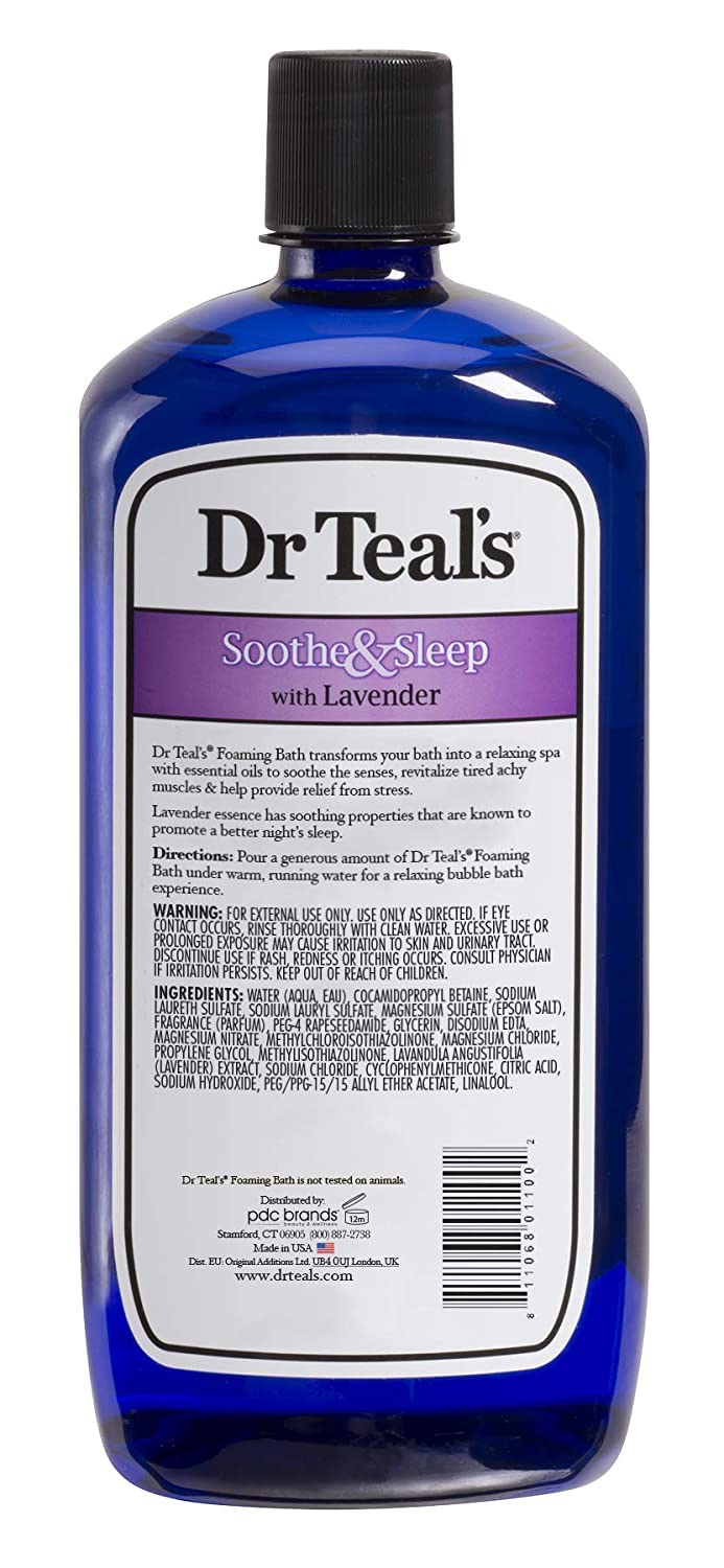 Dr. Teals Foaming Bath - Lavender 34 Oz. (Pack Of 4)