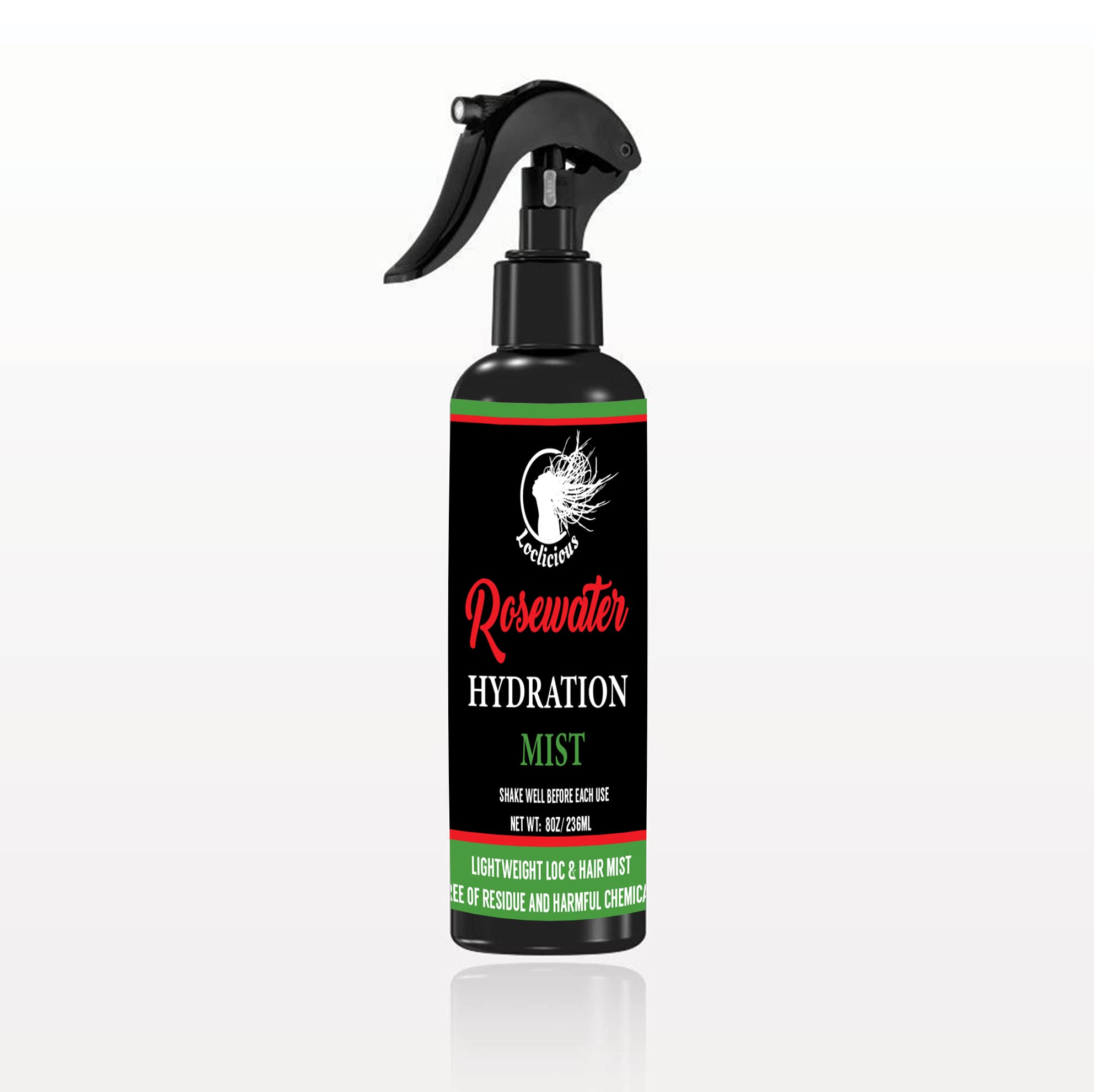 Loclicious Hydrating Rose Water For Hair Mist Loc Spray |Moisturizer For Healthy Hair Nourishes All Type Of Locs Two Strands Dre