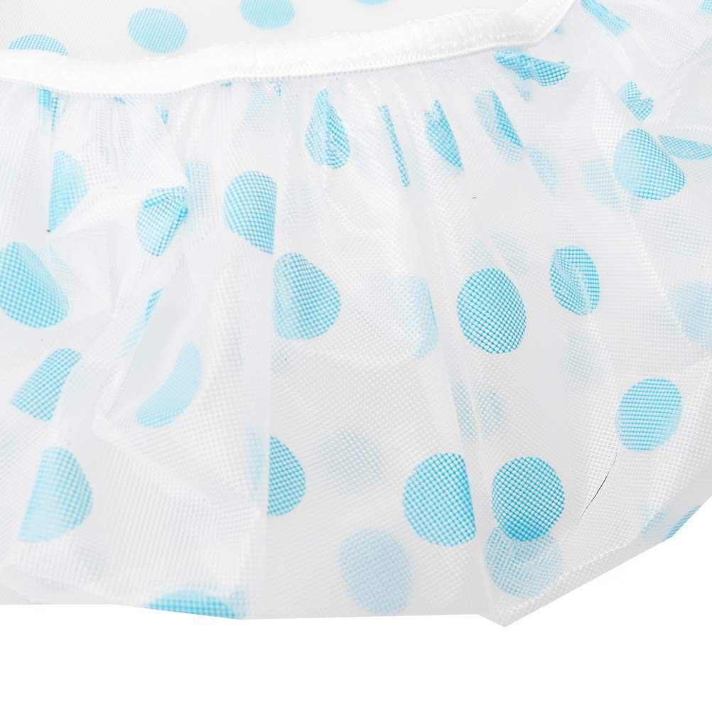 Shower Caps, 3 Pcs Waterproof Bath Caps Plastic Reusable Shower Caps Elastic Band Bath Hair Hat Stocking Stuffers For Women Ladi
