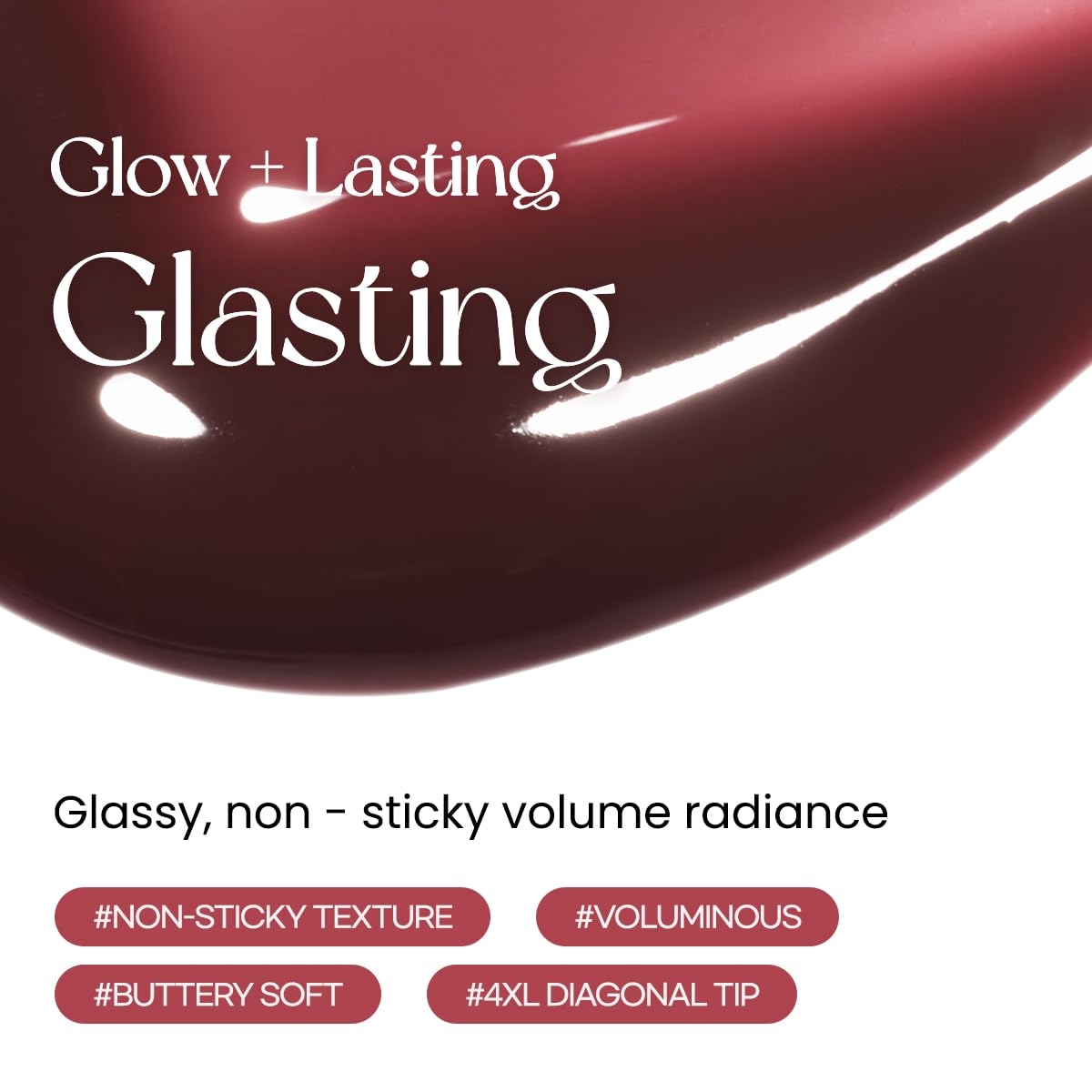 Peripera Ink Glasting Lip Gloss  Non-Sticky, High-Shine, 4Xl Wand For Easy Application, Comfortable, Plumping, Fuller-Looking Li
