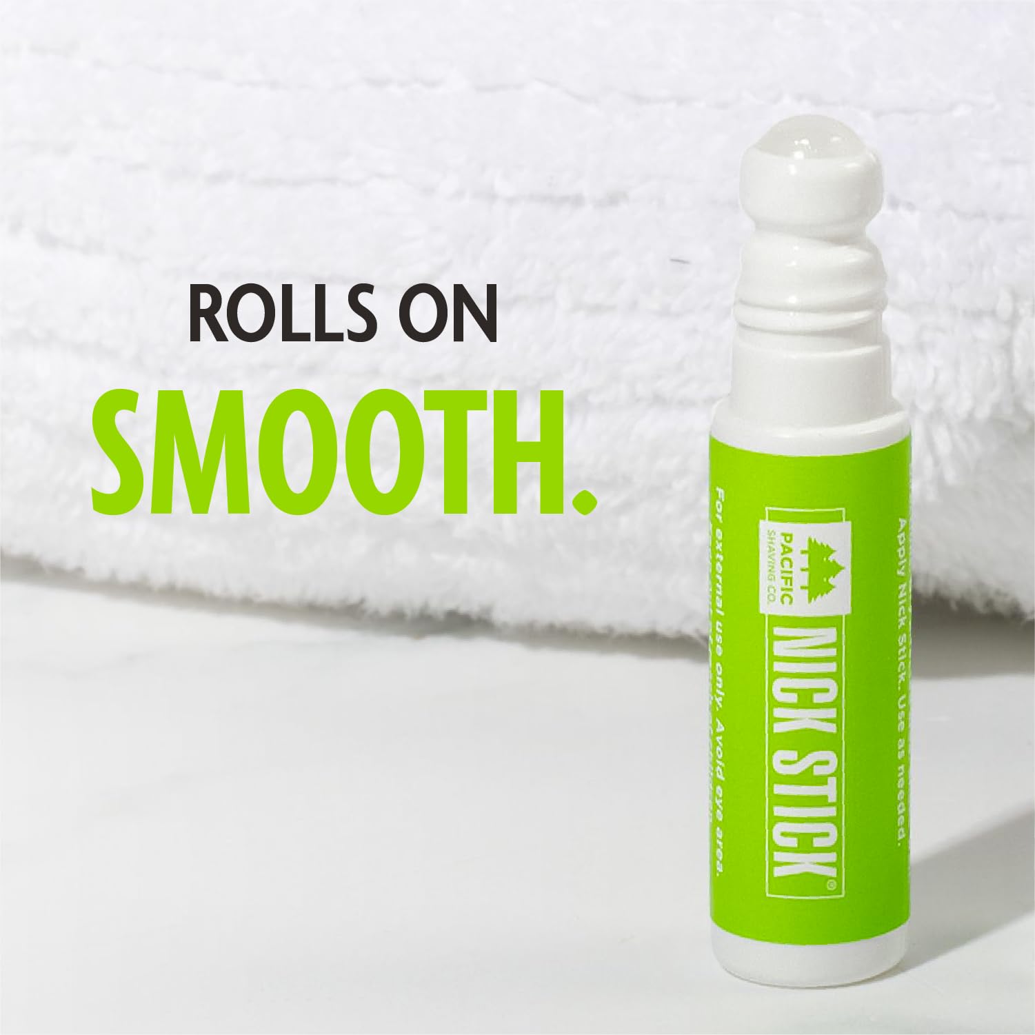 Pacific Shaving Company 2 Nick Sticks + 1 Fresh Mint Lip Balm SPF 15 - A Shave Essential - Puts Nicks in Their Place - Liquid Ro