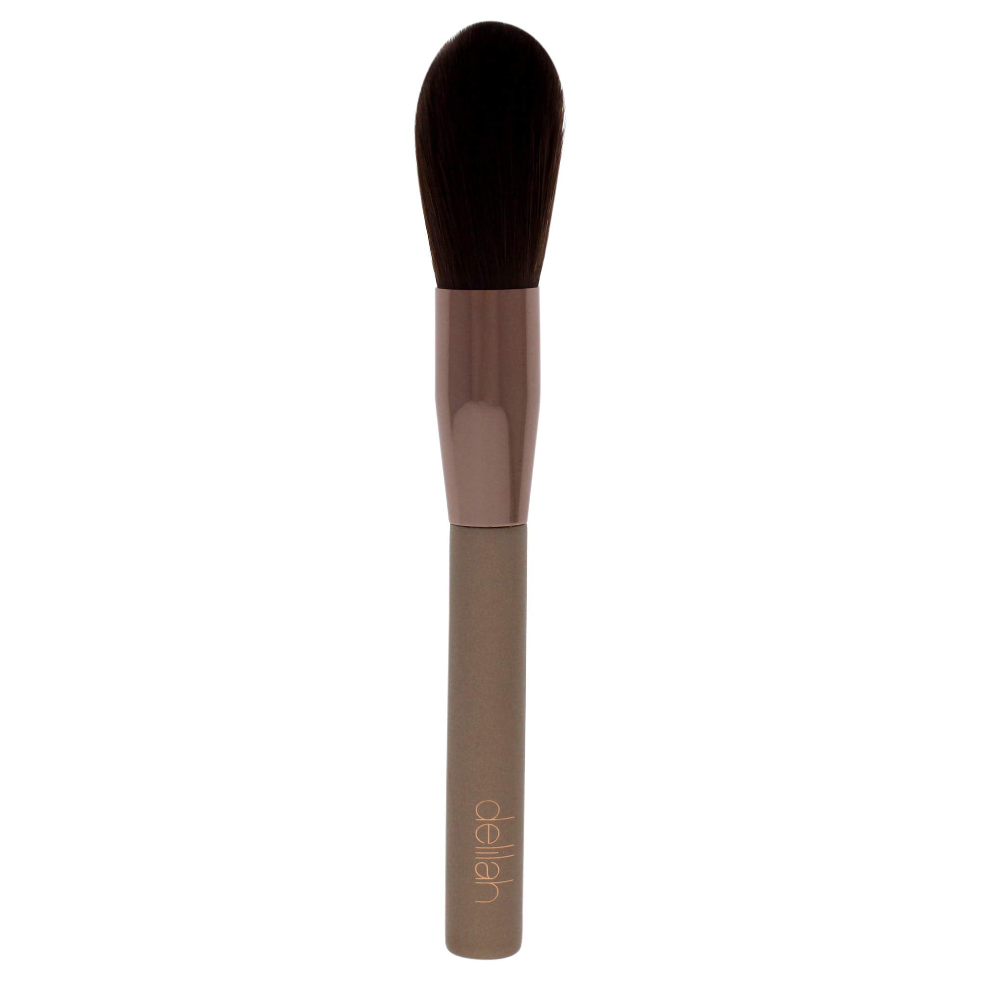 Delilah - Blusher/Highlighter Complexion Tapered Makeup Brush - Wooden Handle - Long Synthetic Fibres - Cheek Blush, Translucent