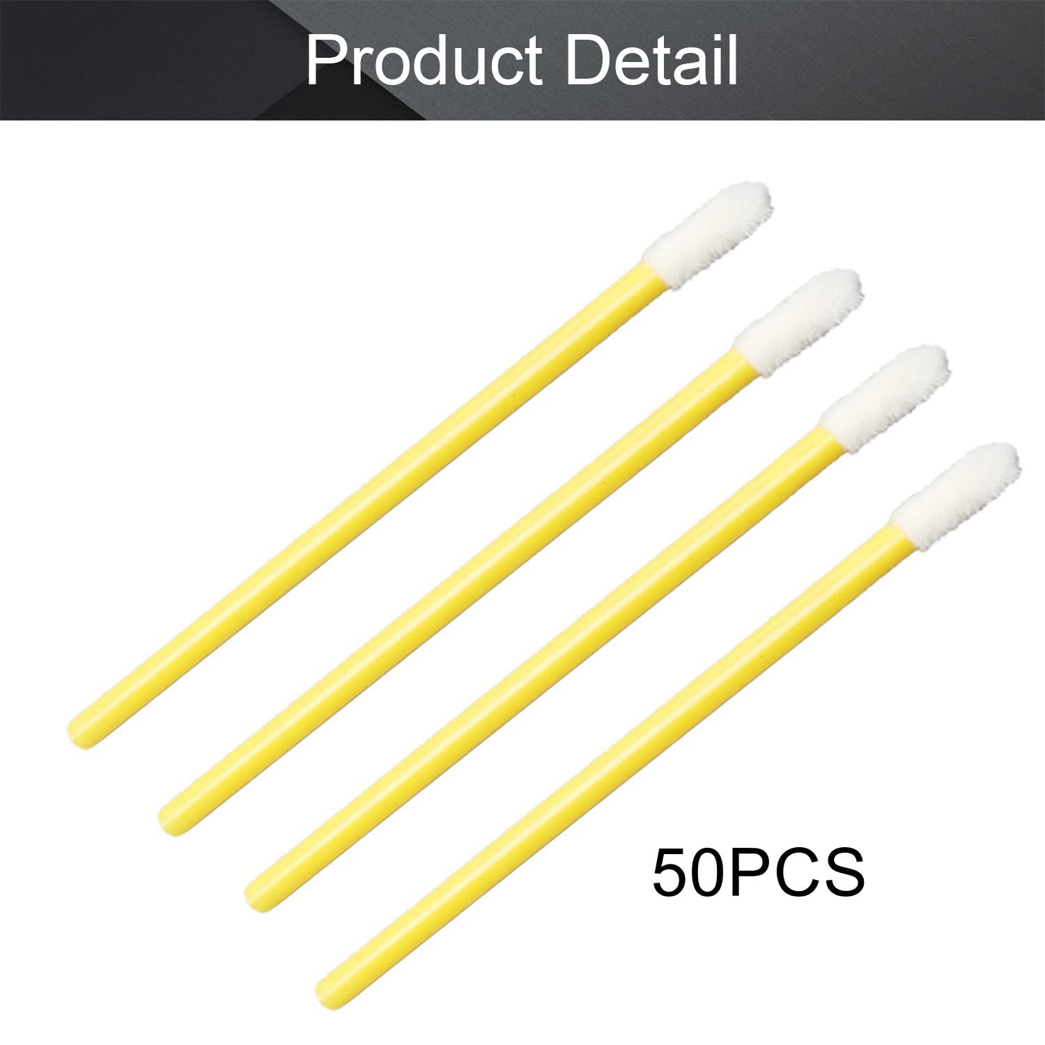 Utoolmart Disposable Lipstick Gloss Wands, Disposable Lip Brushes, Lip Makeup Brushes, Lip Gloss Applicators Disposable, With So
