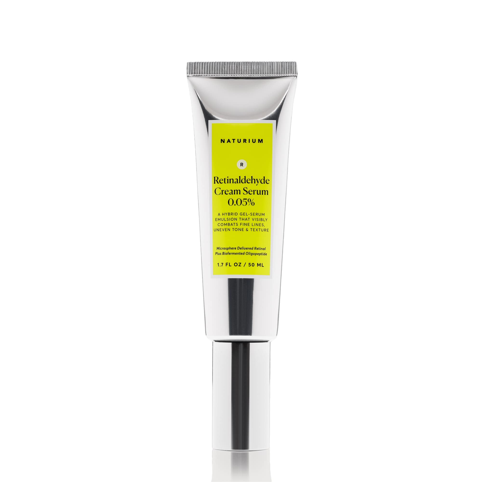 Naturium Retinaldehyde Cream Serum 0.05%, Advanced Anti-Aging & Smoothing Treatment, Face & Skin Care, 1.7 oz