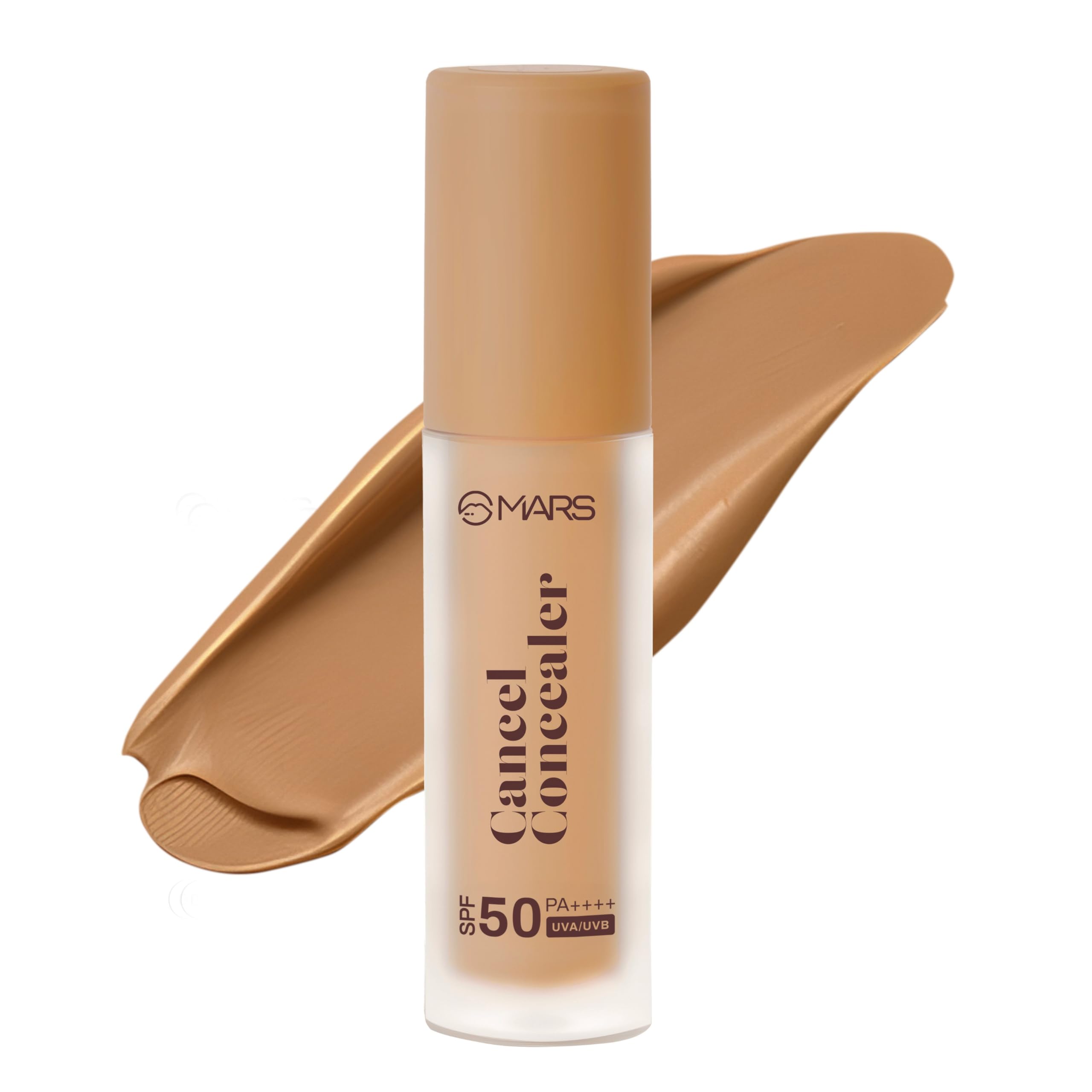 Mars Cancel Liquid Concealer For Face Makeup With Radiant Natural Finish | 07-Caramel Charm | 6.0 Ml | Lightweight | Medium To H