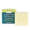 Canviiy 3-In-1 Purifying Nourish + Calm Natural Cleansing Bar, Infused With Calendula, Chamomile, Peppermint Oil, Witch Hazel An
