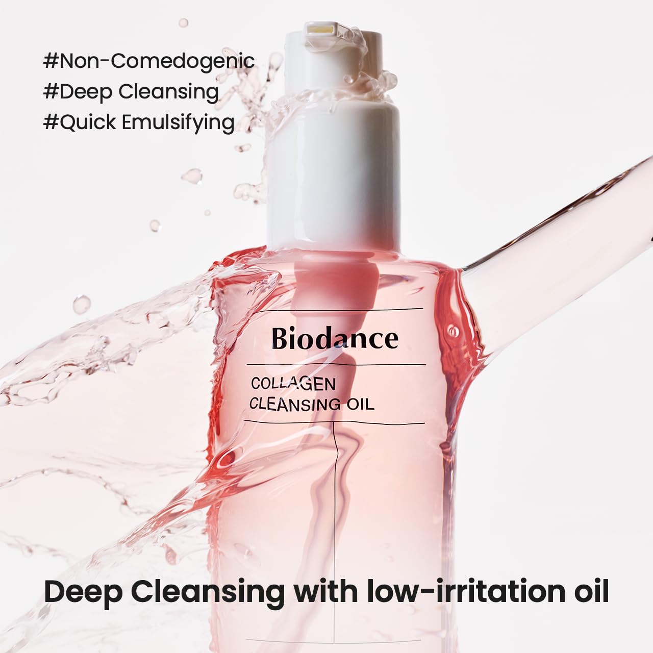 BIODANCE Collagen Cleansing Oil, Facial Oil Cleanser, Gentle Makeup Remover without Clogging Pores, Removes Bleackhed and Whiteh