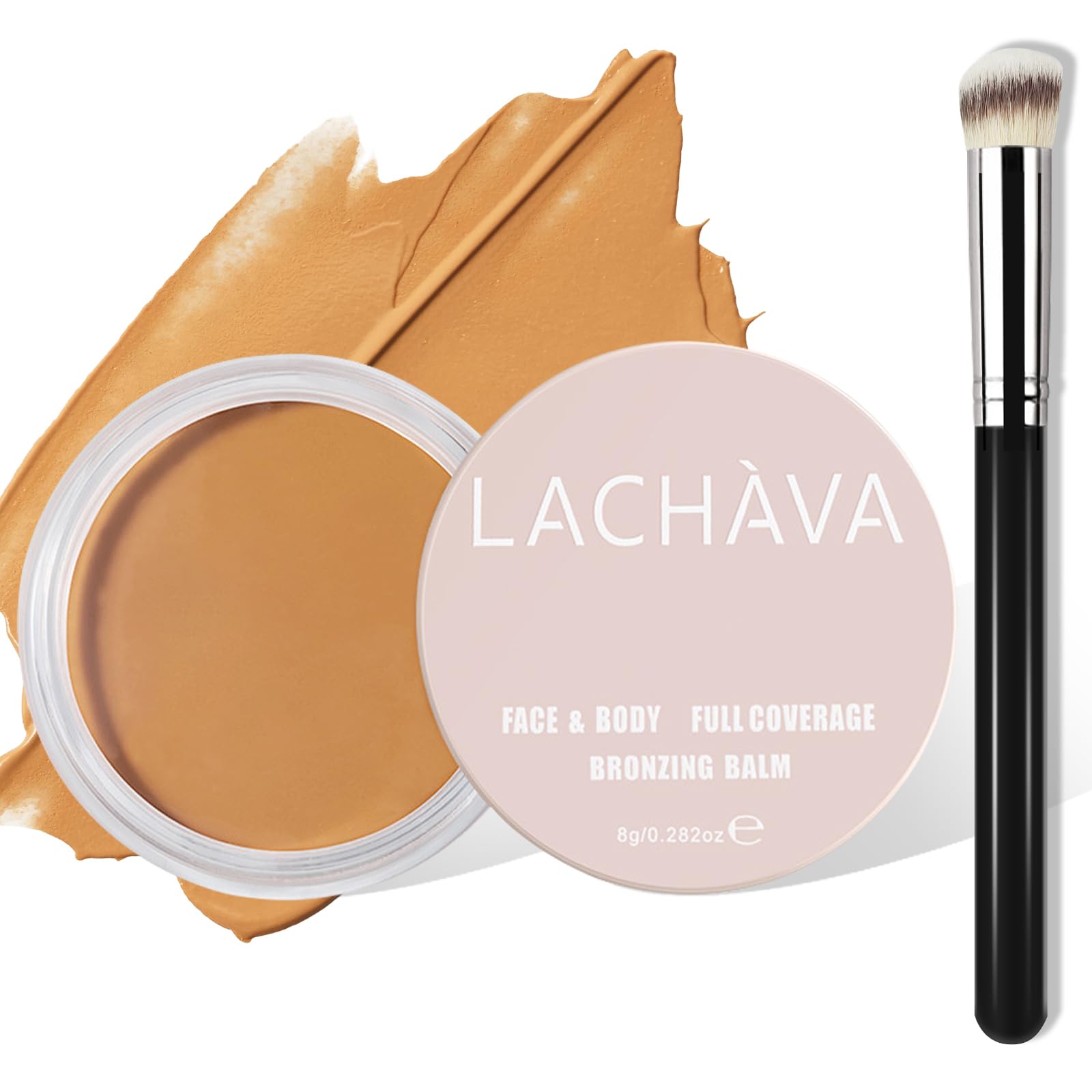 Lokfar Concealer Full Coverage Kit With Brush, Under Eye Concealer For Dark Circles, Cream Makeup Concealer [Hydrating Waterproo
