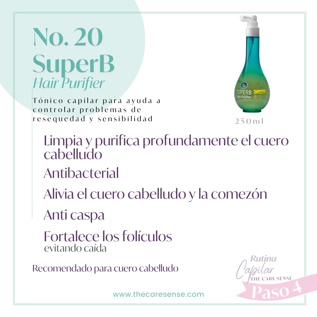 Chihtsai No.20 Superb Hair Purifier Spray (8.5oz/250ml) For Dry and Sensitive Scalp