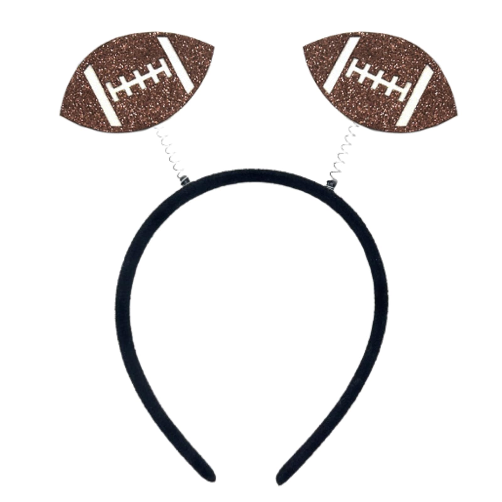 AIUPUOC Football Headband for Women Cute Football Design Headband Head Boppers Sports Hair Accessories for Football Mom Fans Gam